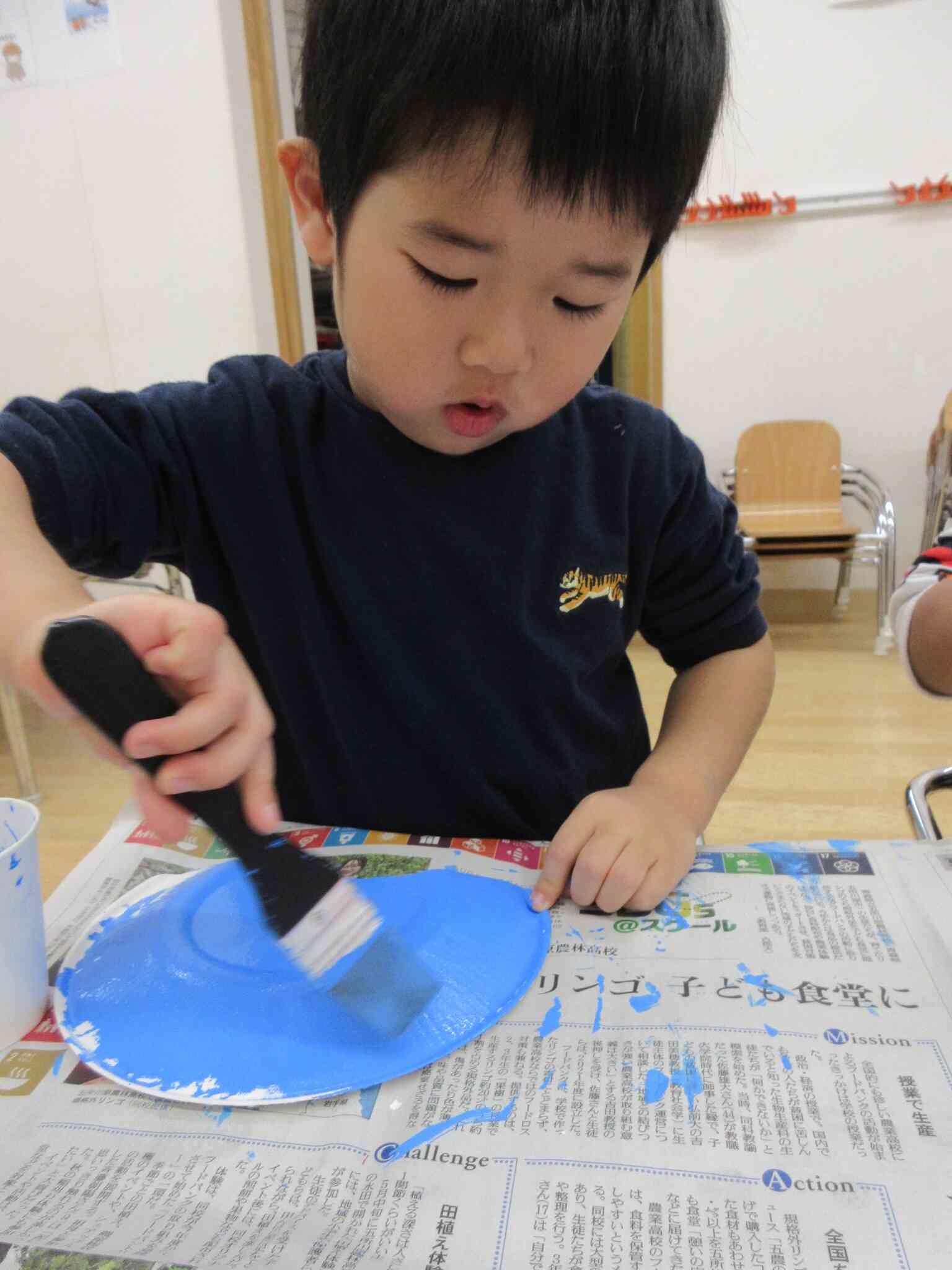 2歳児 うさぎ組の製作です！！