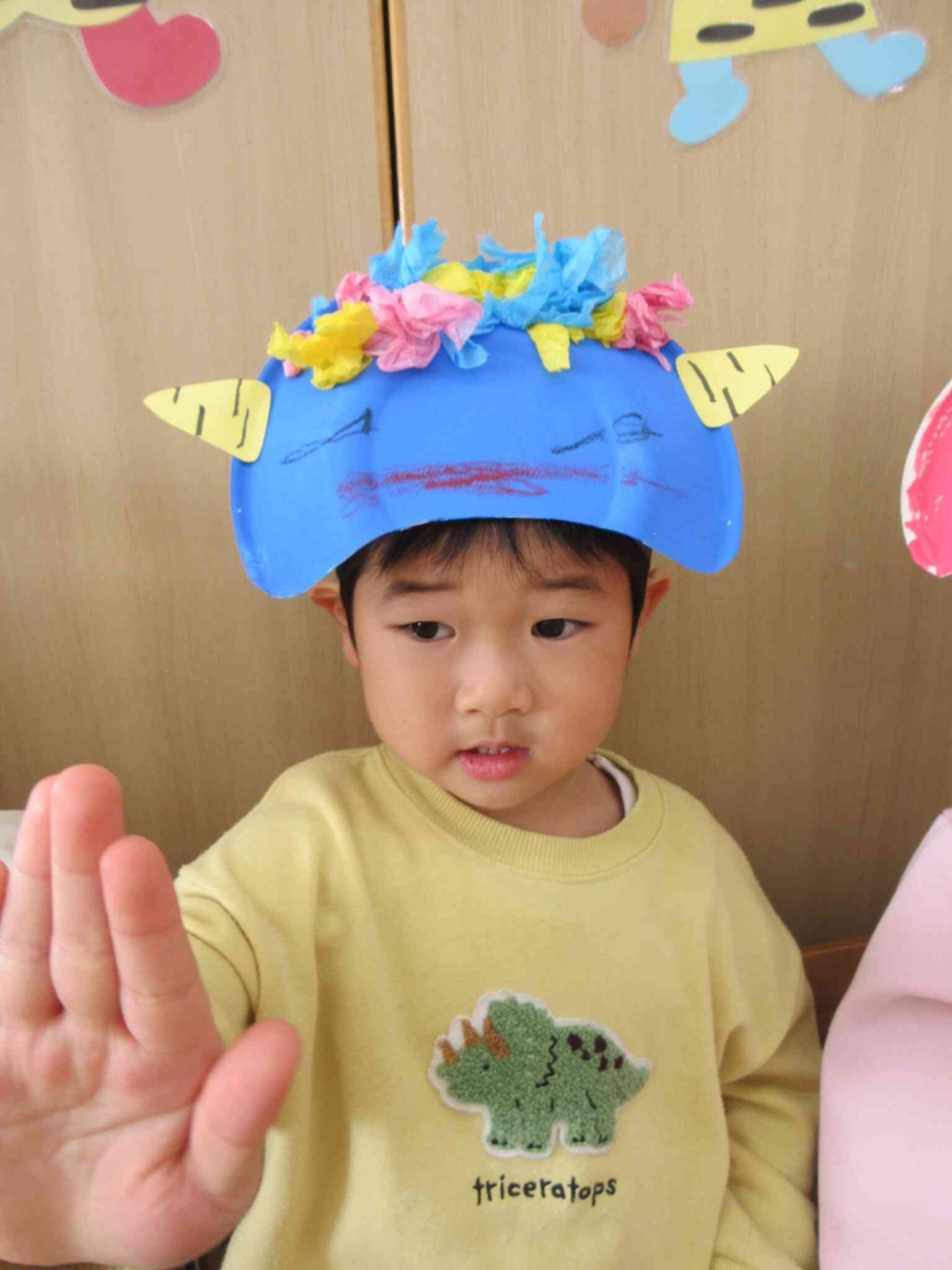 うさぎ組のおめんも完成です！！