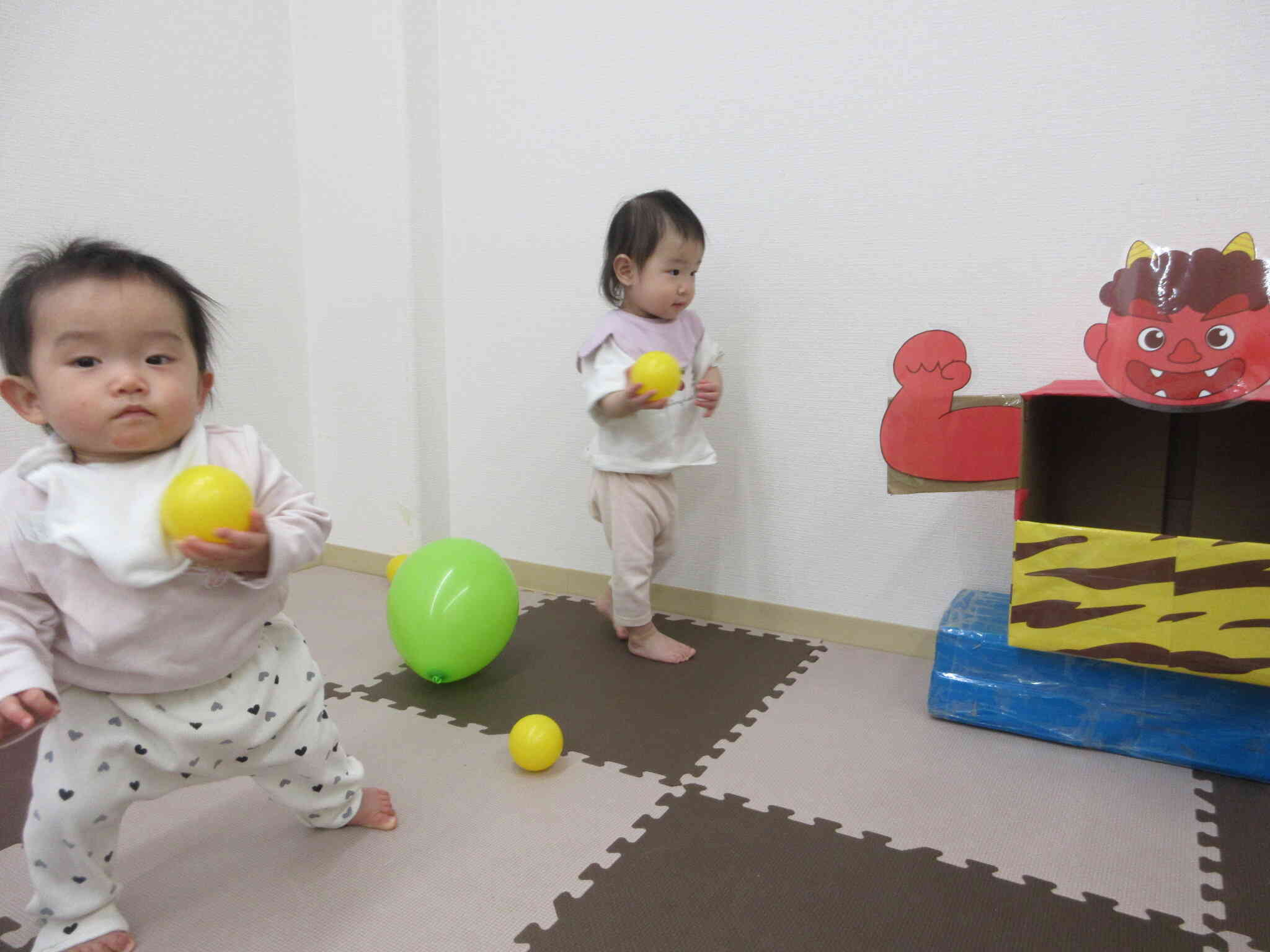 実は・・・ひよこ組には鬼が・・・