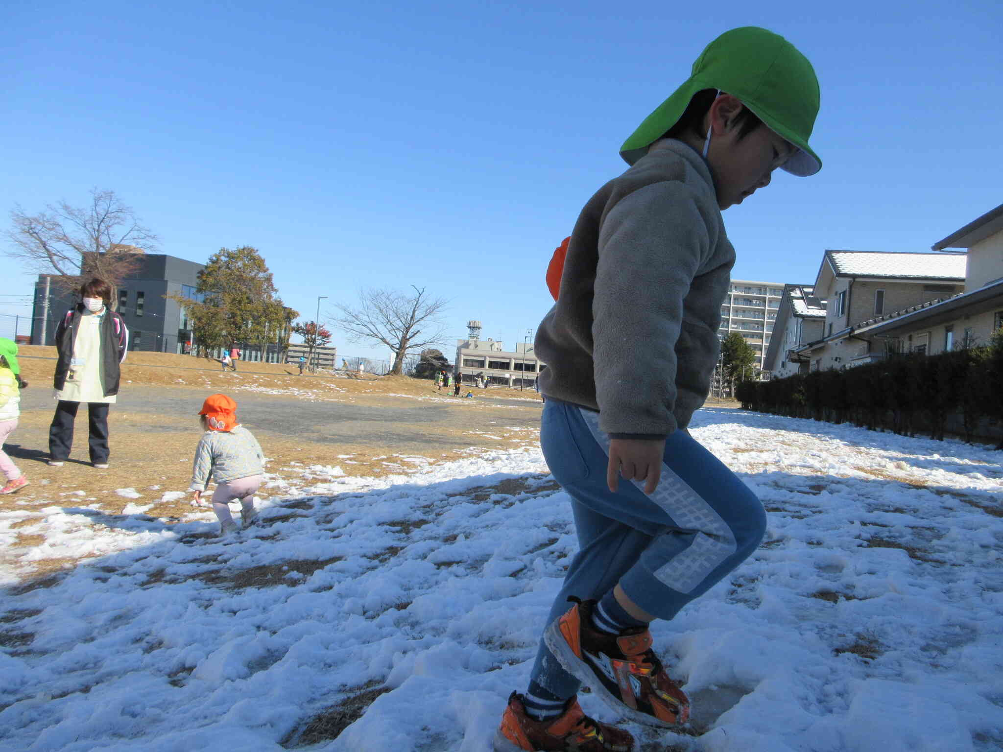 ザクザクって音がしてるよ～