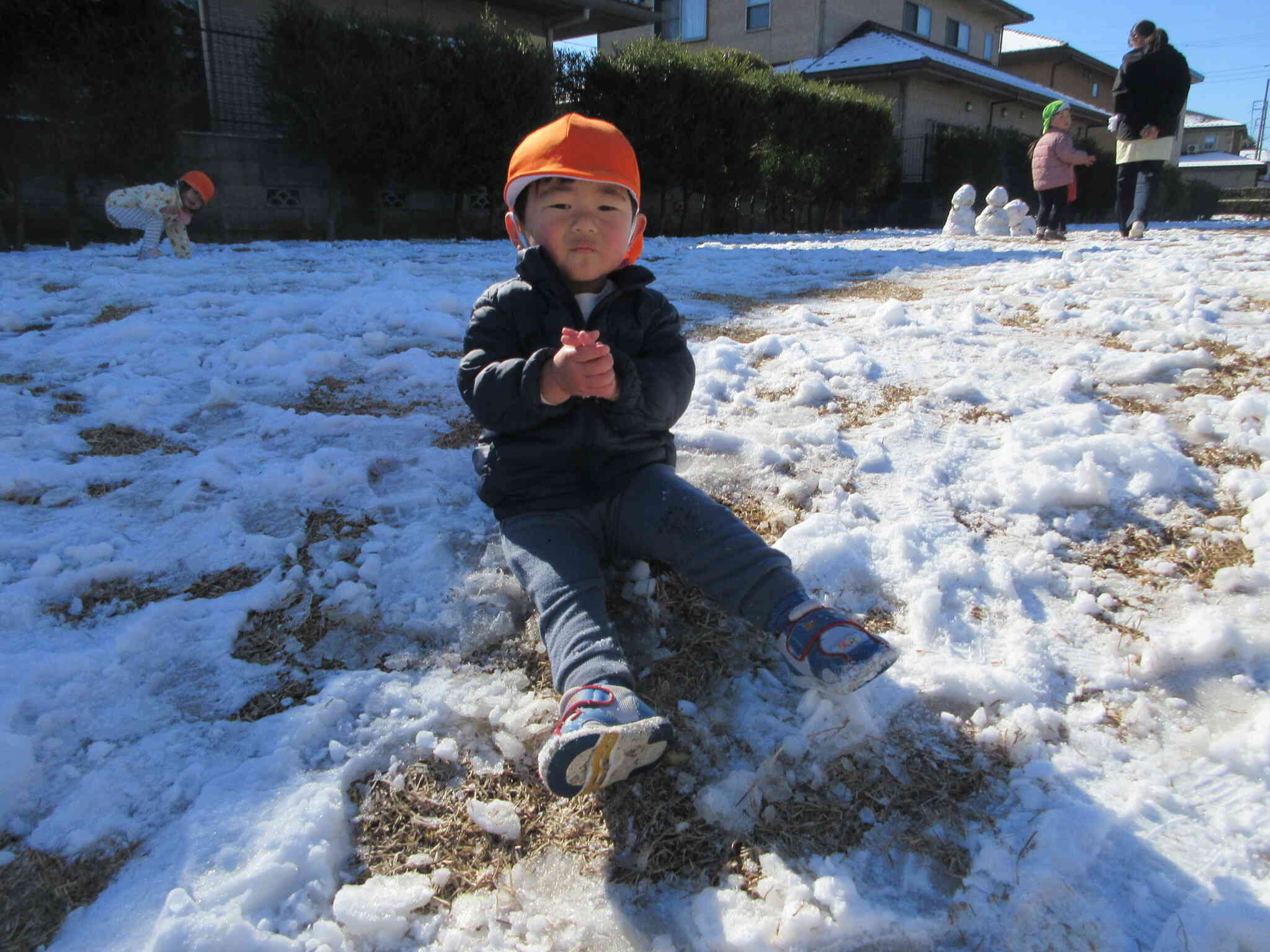 雪 冷たいかな？