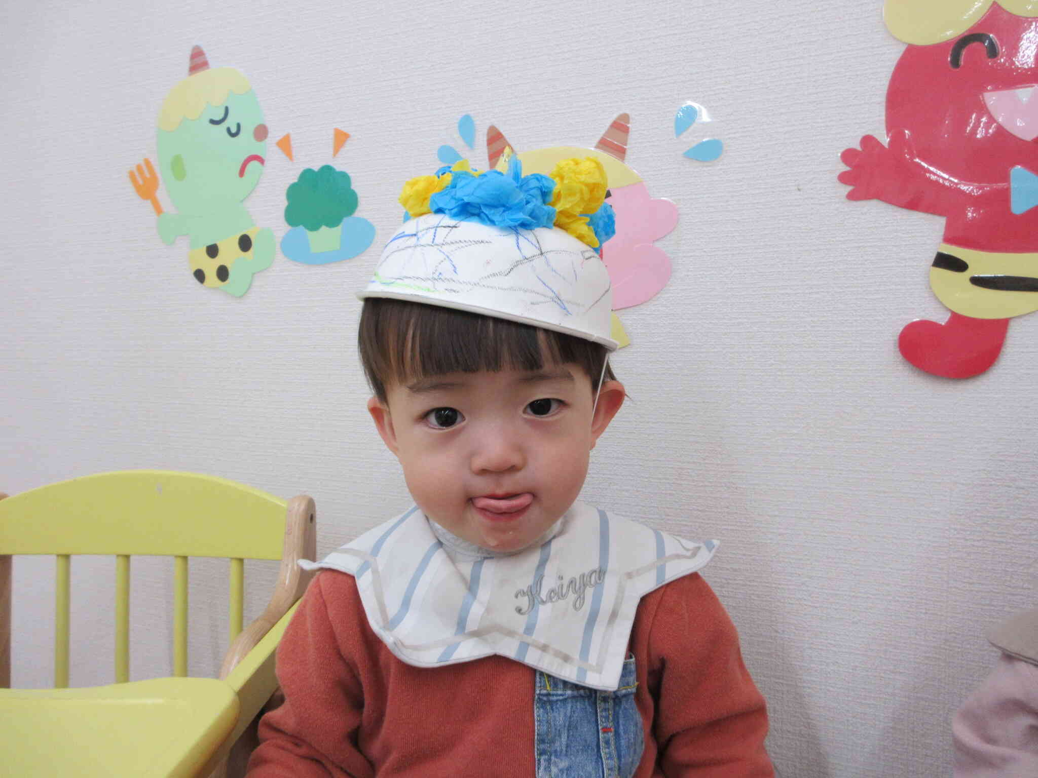 かわいい帽子だね～