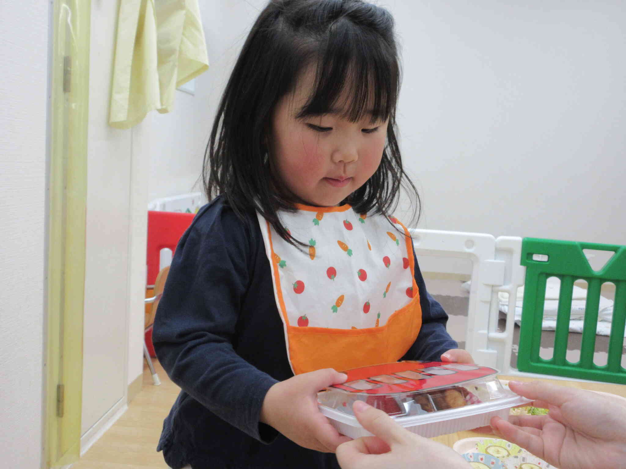 大好きな唐揚げと苺を選ぶことが出来たね～