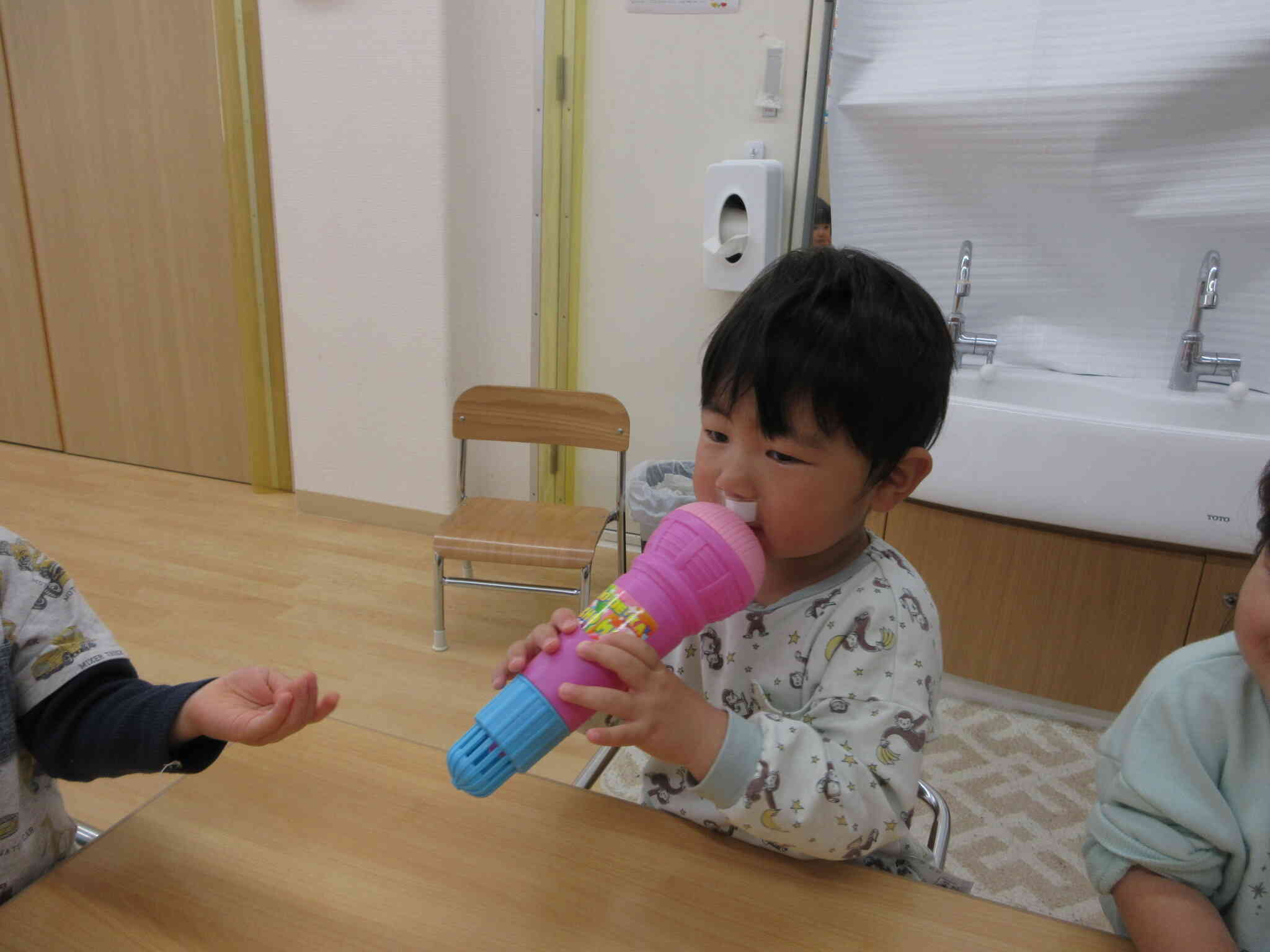 「あ～なたのおなまえは？」しっかりと答えられました！！