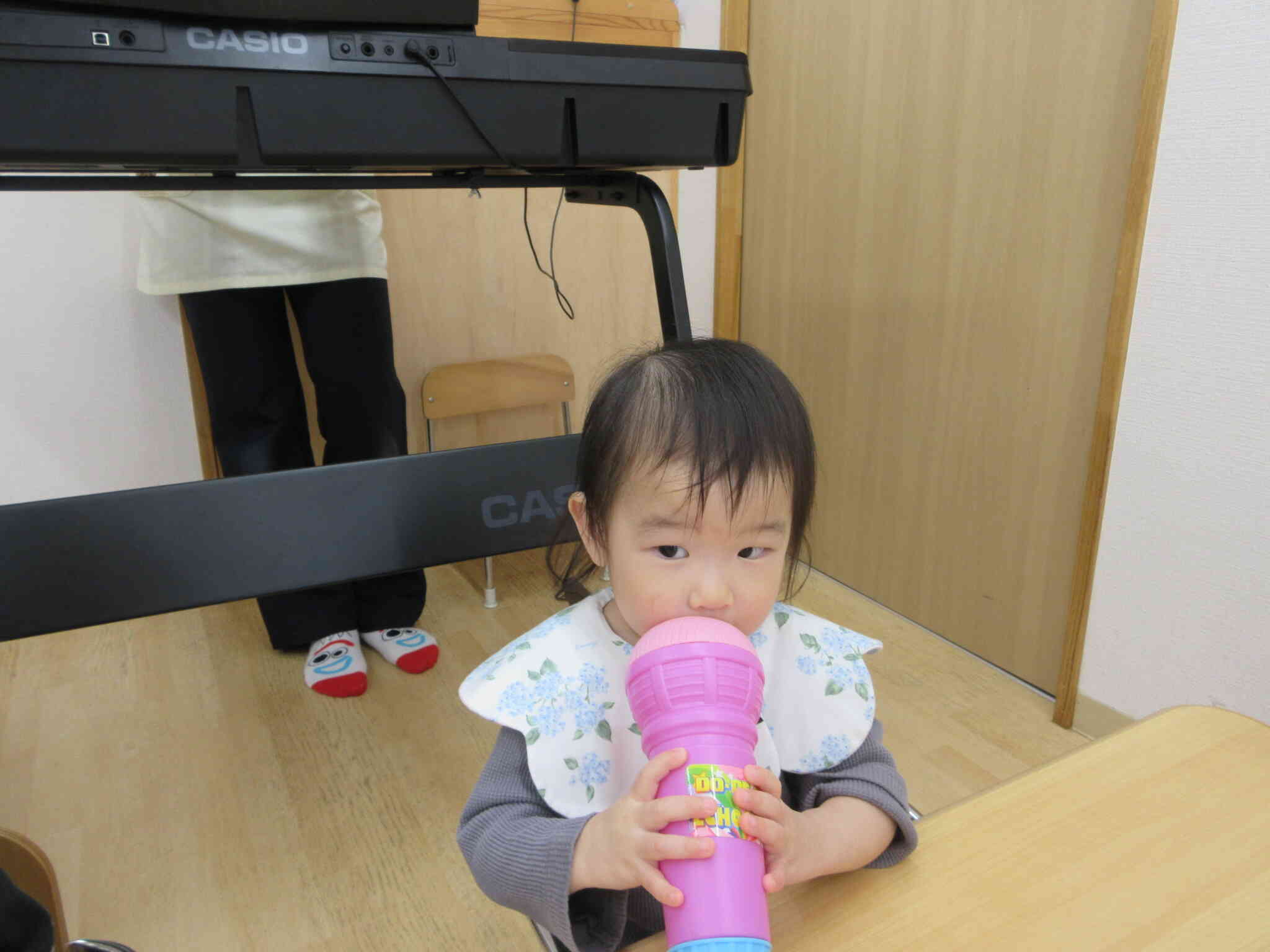 しっかりマイクを持てました！！