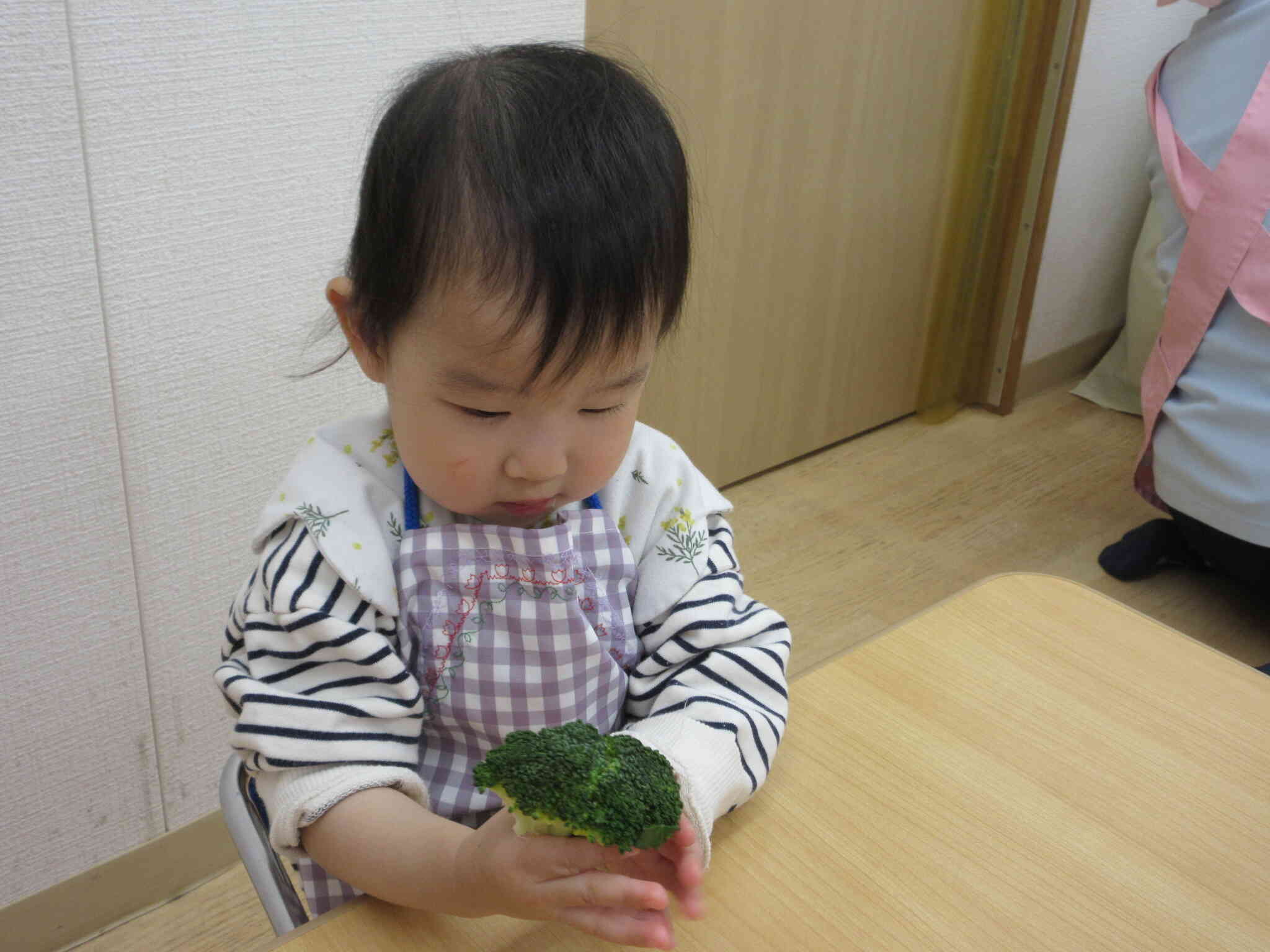 買ってきたブロッコリーで・・・＜食育＞