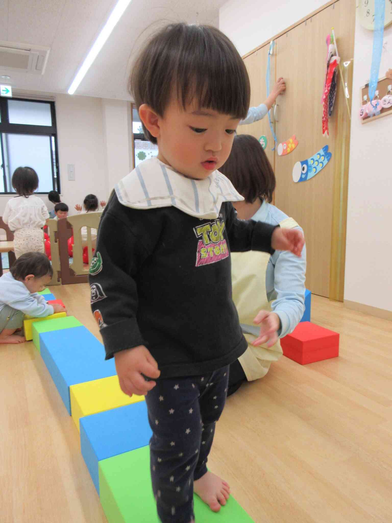 ひとりでわたれるんだよ!!