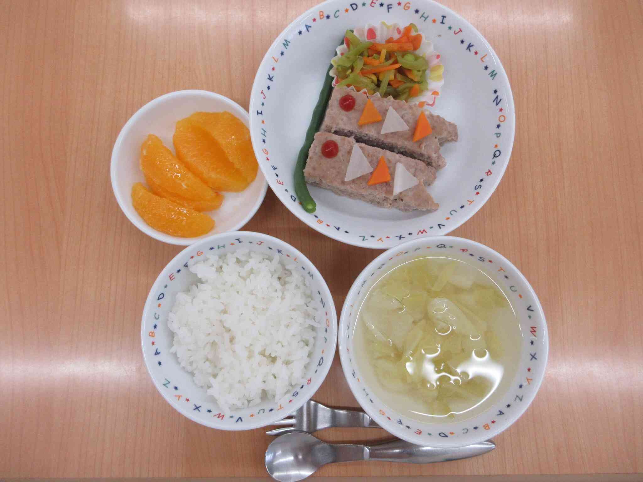 この日のご飯はこいのぼりでした！！