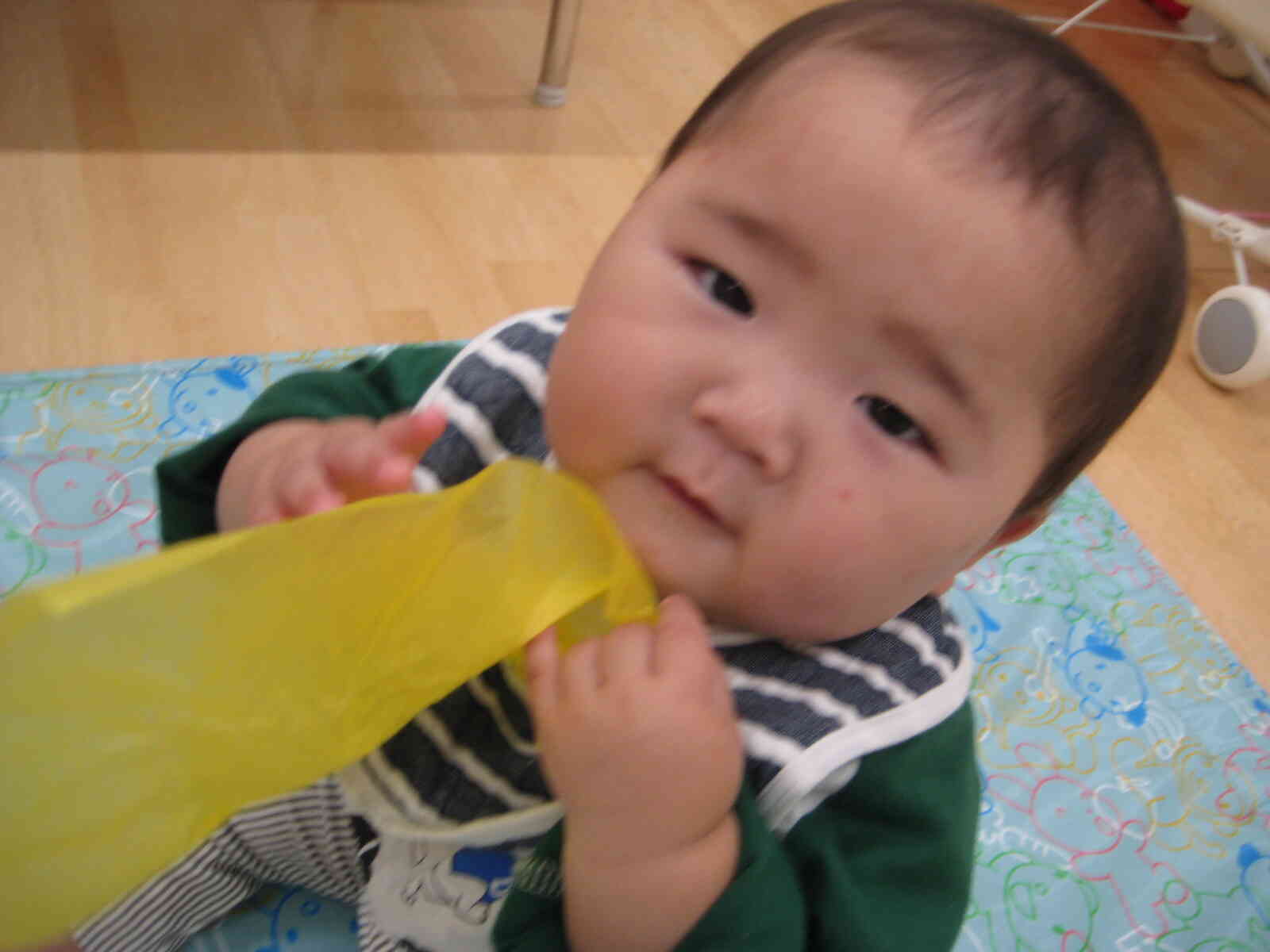 ひよこ組さん(0歳児)のわくわくな製作！！