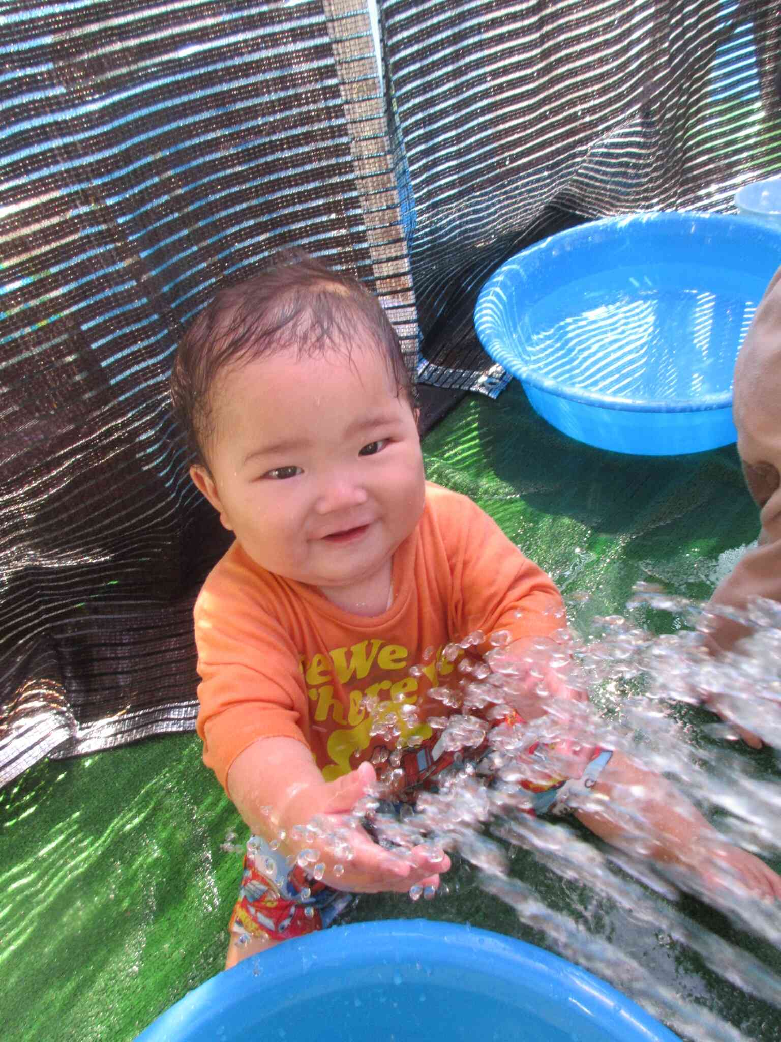 水が気持ちい良いね！！