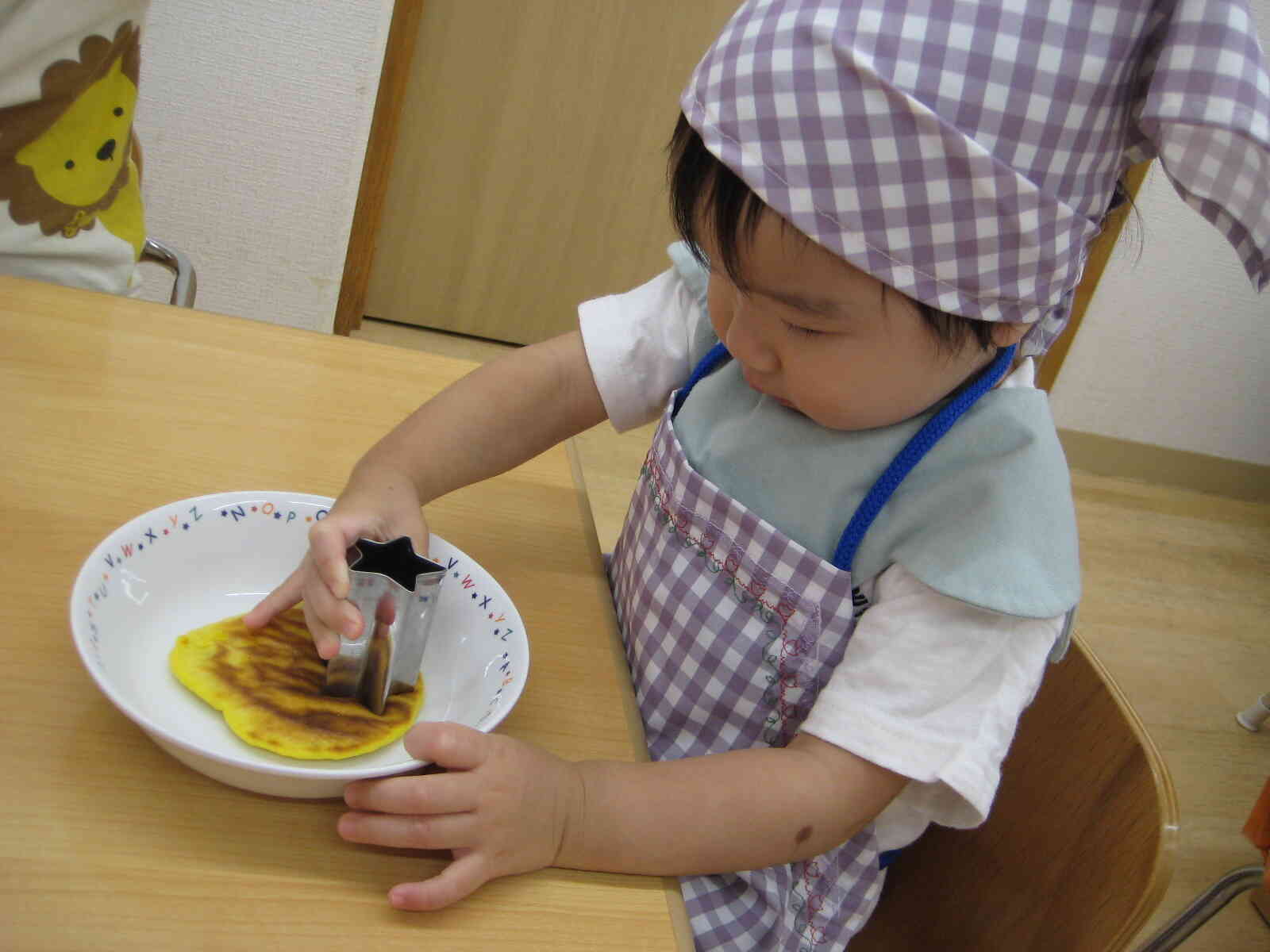 食育「ホットケーキ作り②」