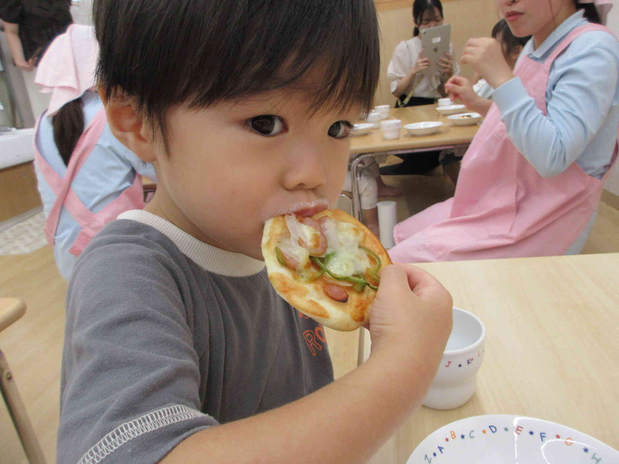 ピザ作り＜食育＞