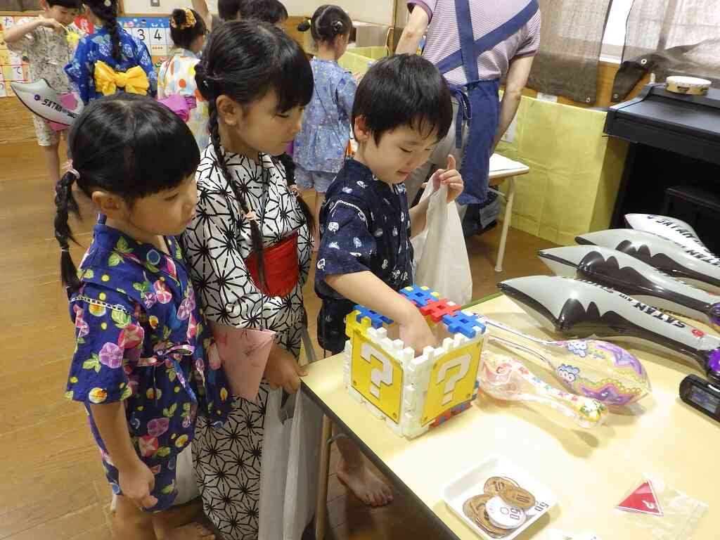 わくわくどきどきの夜店ごっこ