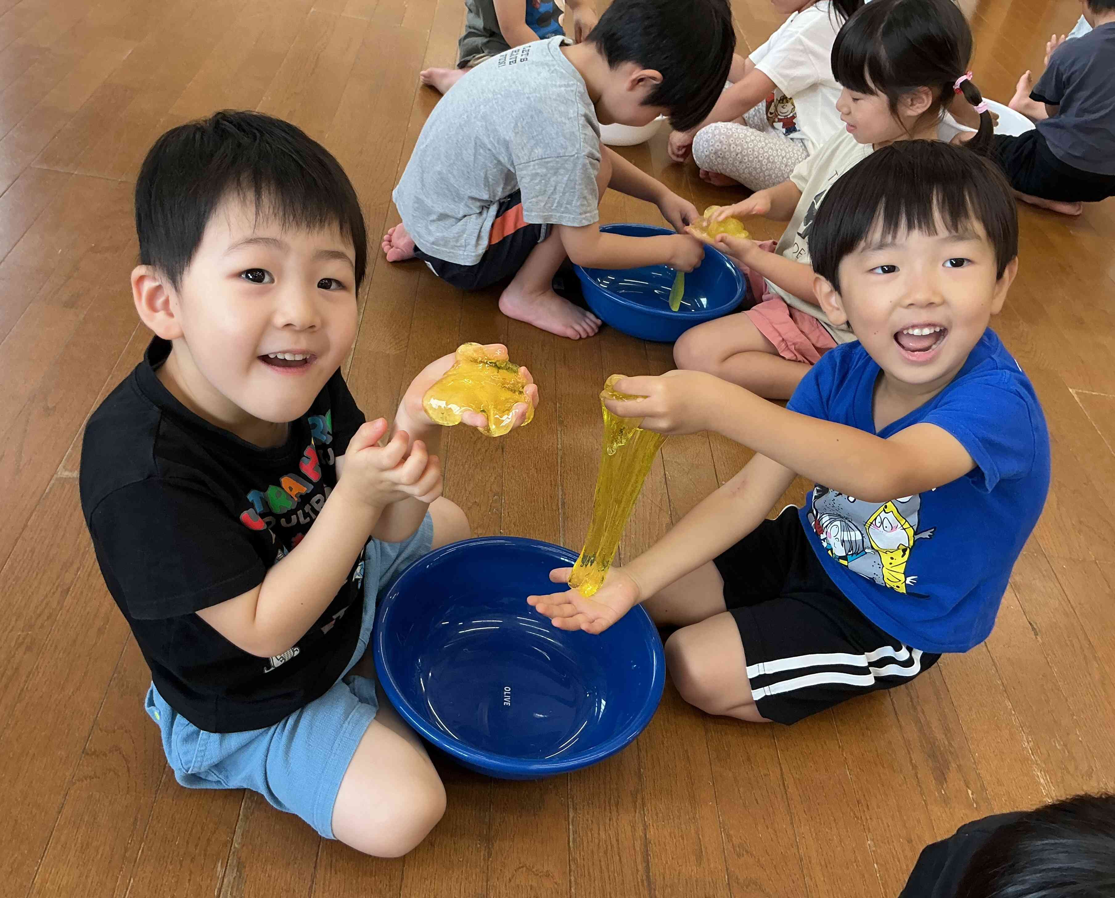 見て!こんなに伸びたよ☆(きりん組)