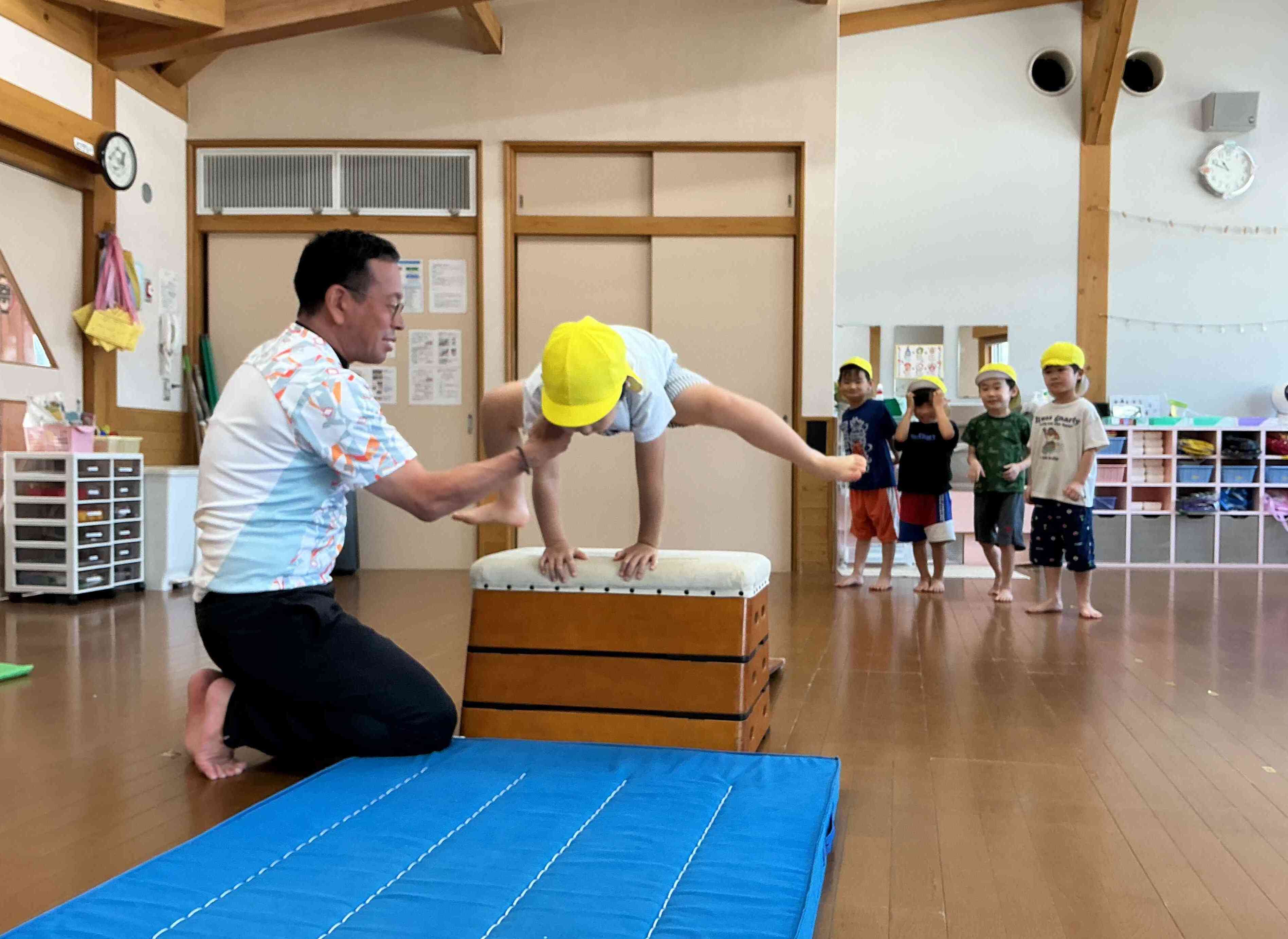 怖がらずにジャンプ！