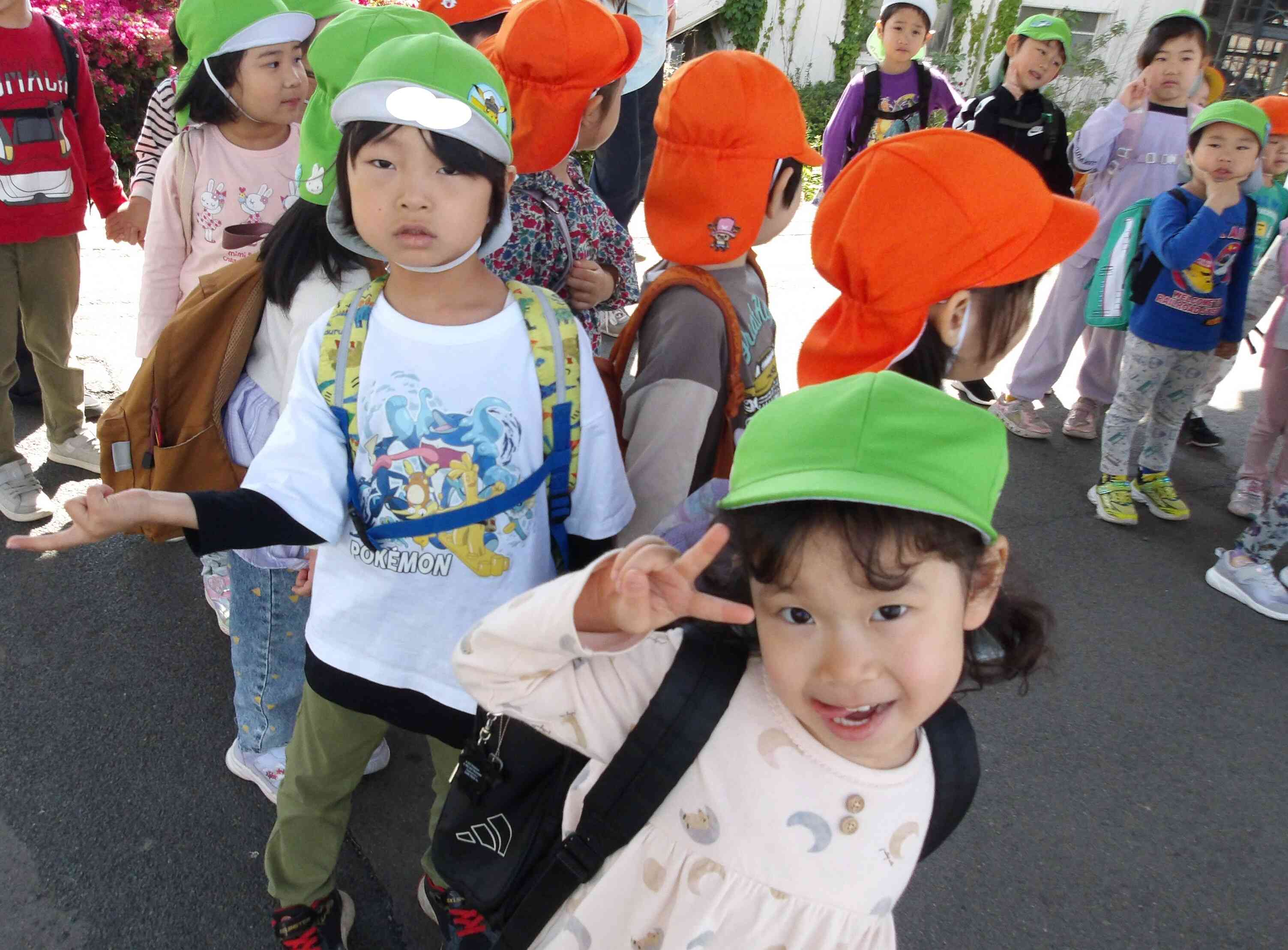 出発前に、はいチーズ！