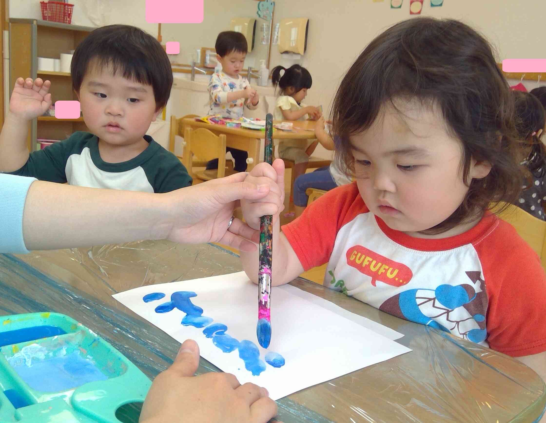 上手に点を描いたよ！