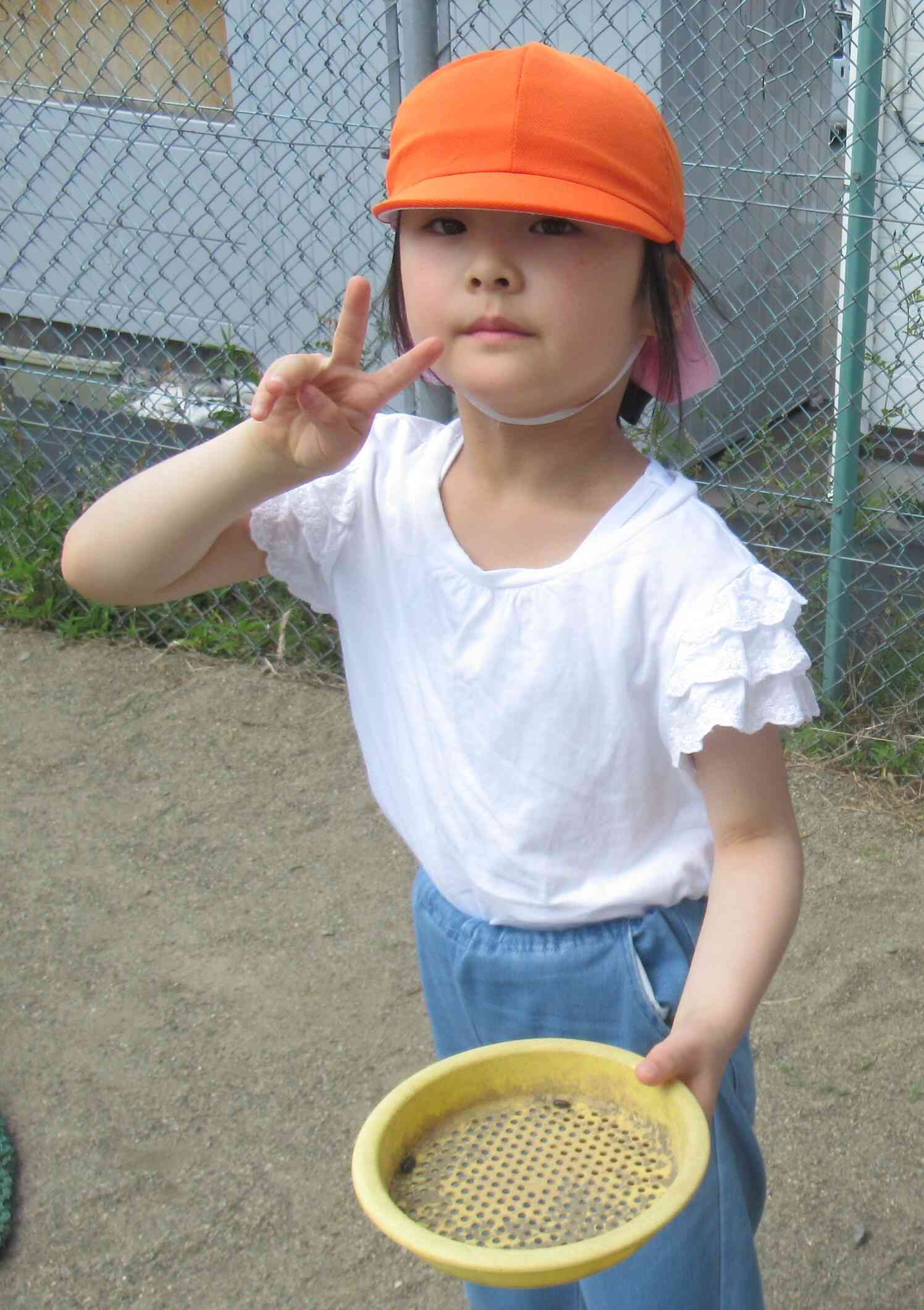 ザルを上手に使って、ごちそうを作ったよ！