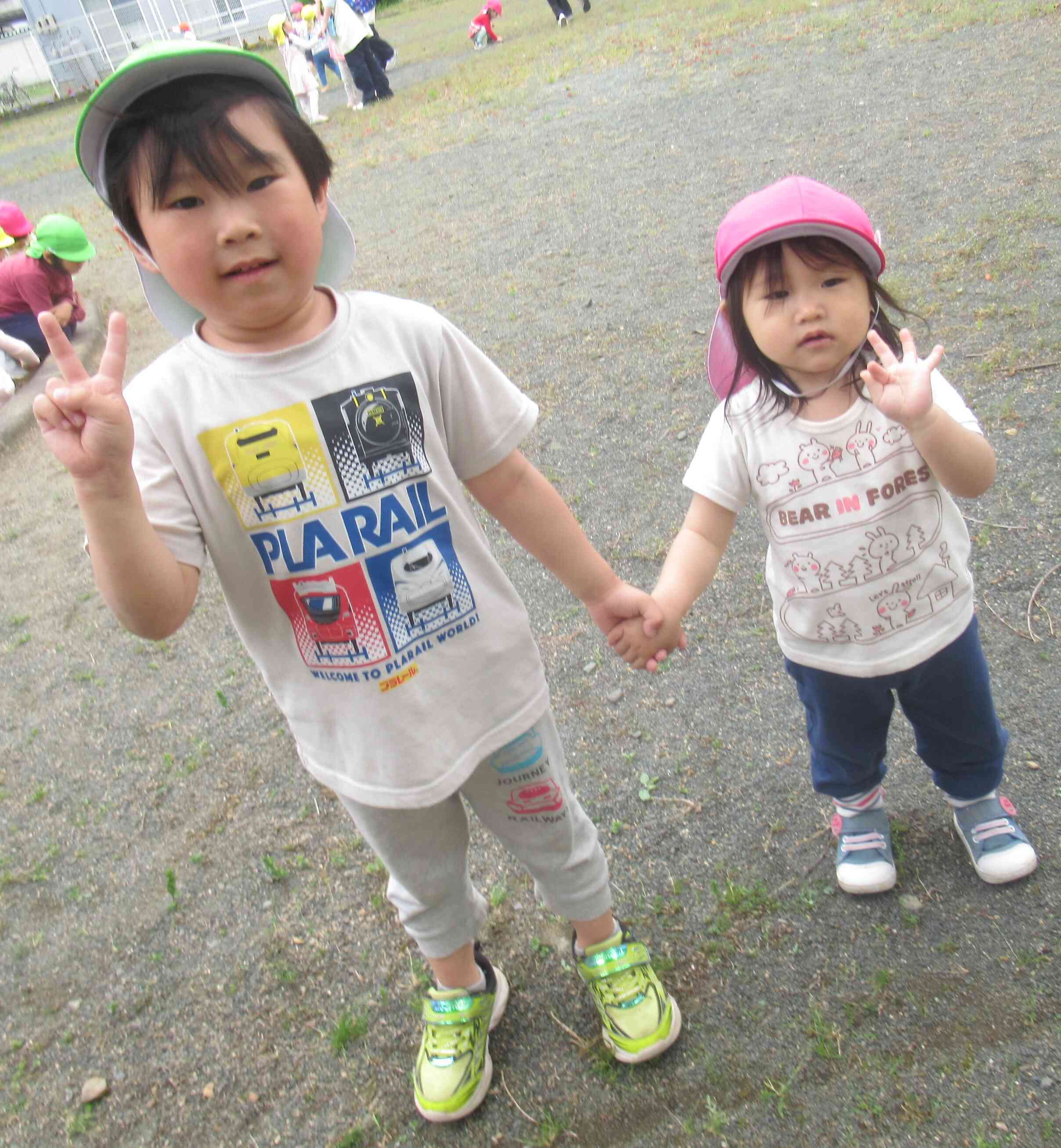 鬼ごっこ、楽しいね！