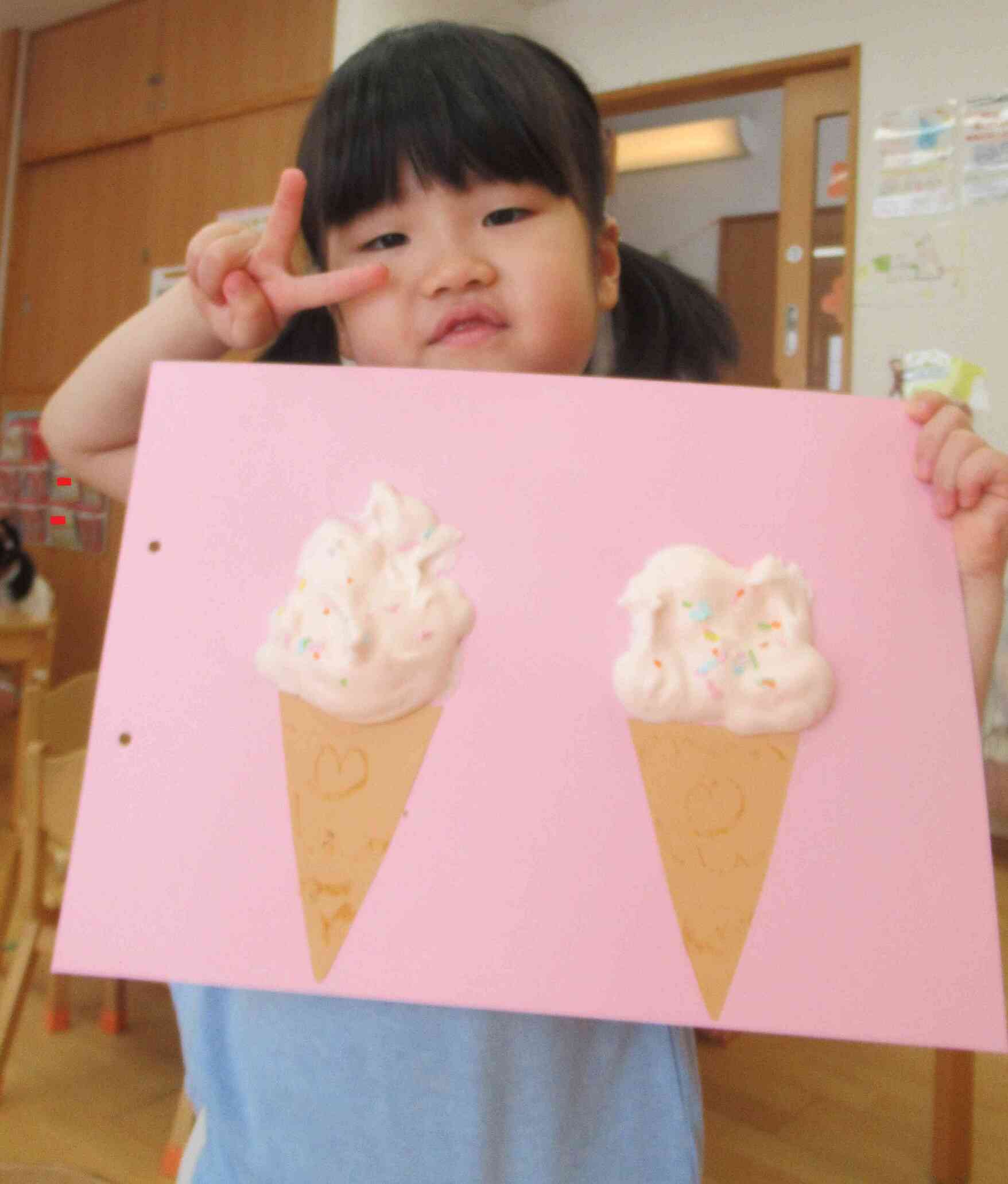 特製アイスクリームの完成！