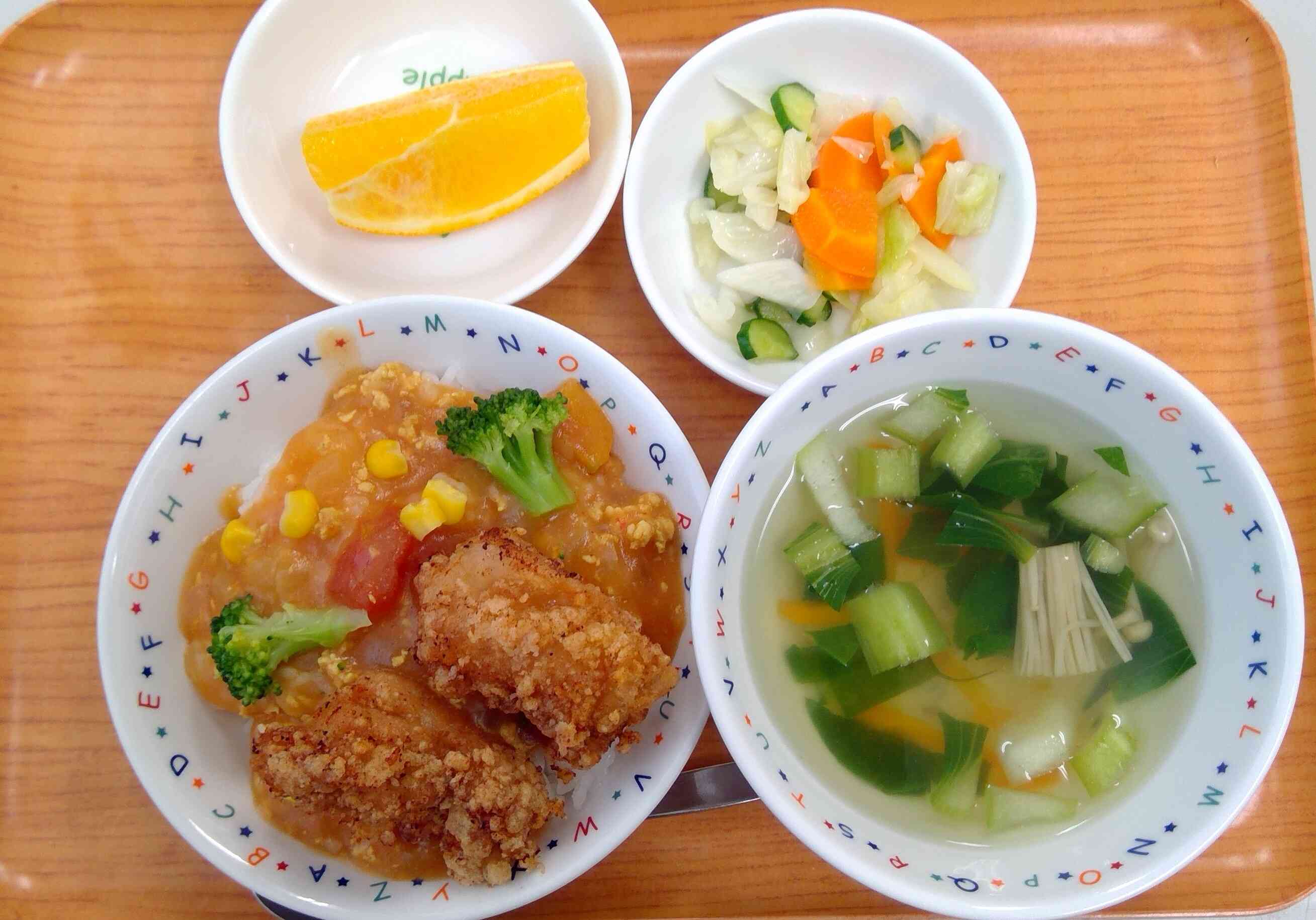 7月18日（金）　夏祭り給食の紹介
