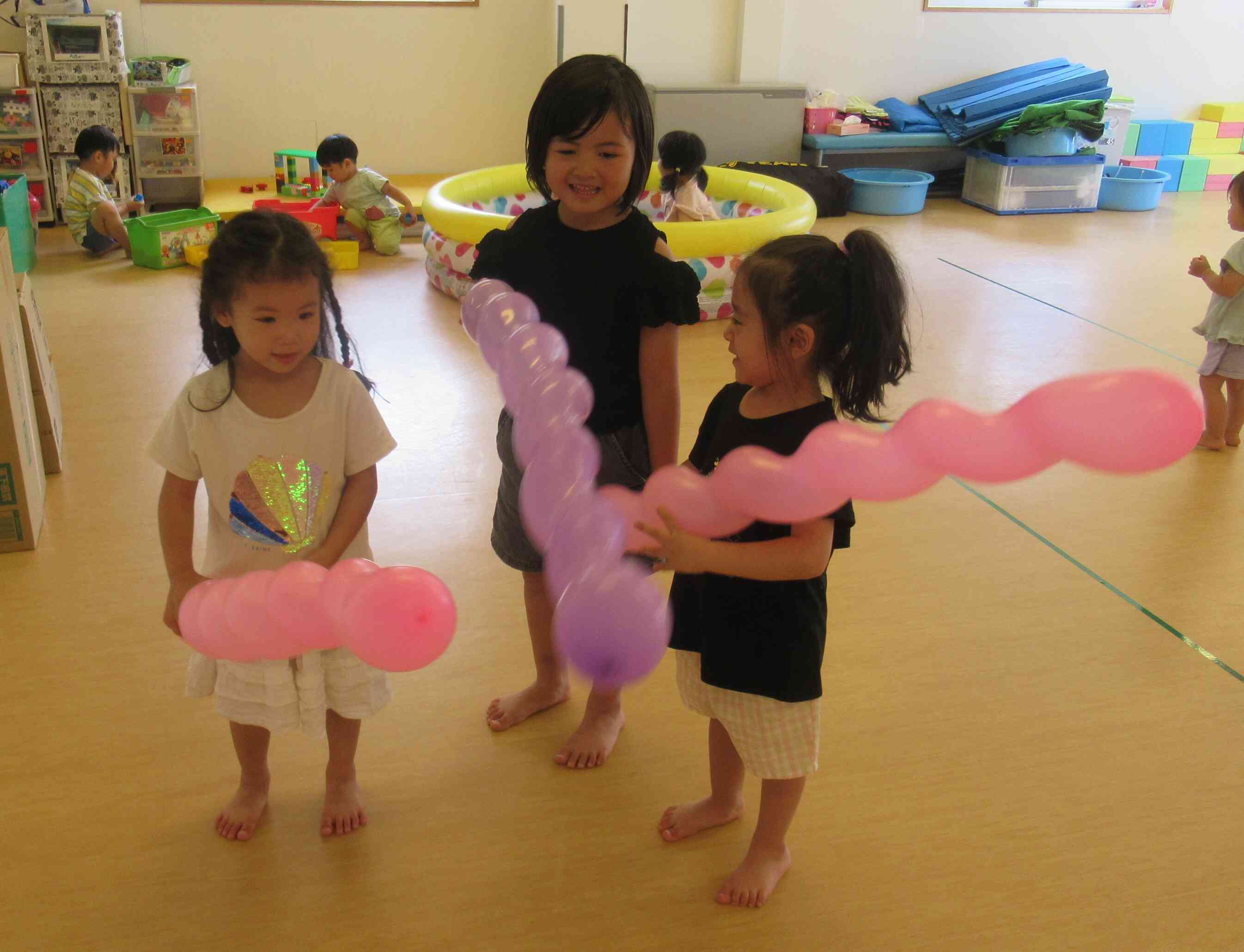 土曜保育の様子（１~５歳児）