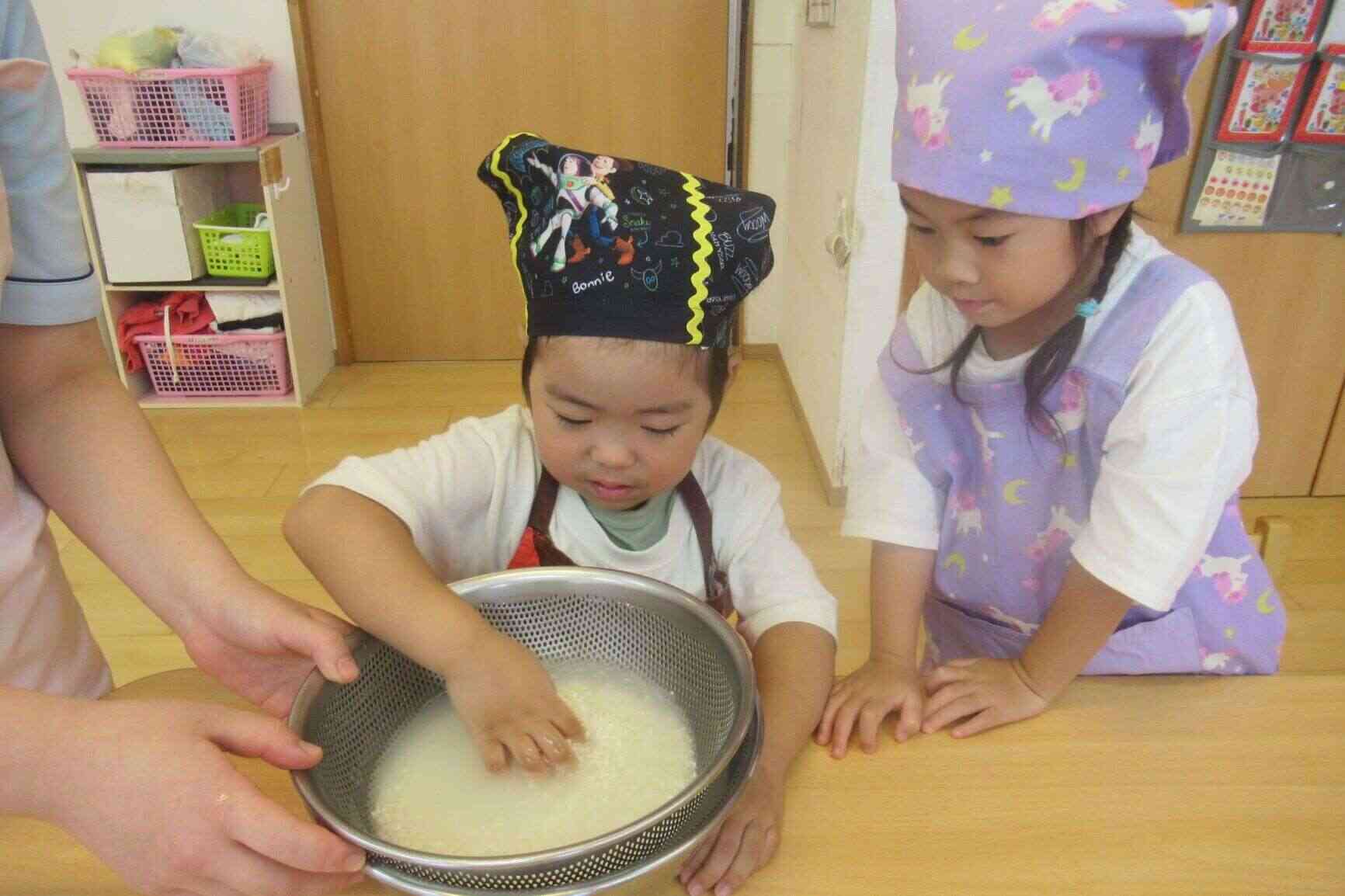 おにぎりを作ったよ！（りす組）