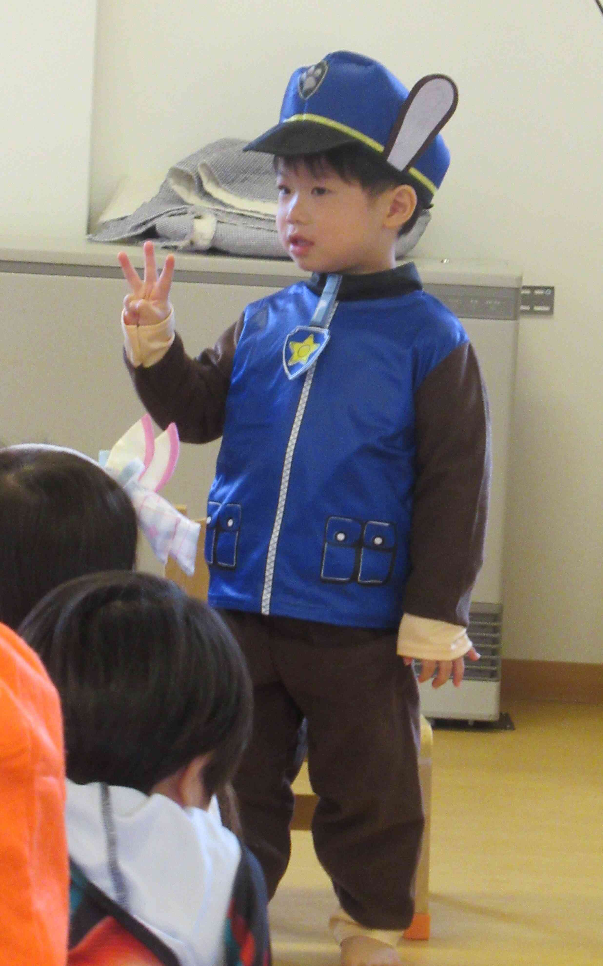 ハロウィン誕生会の様子（うさぎ組）