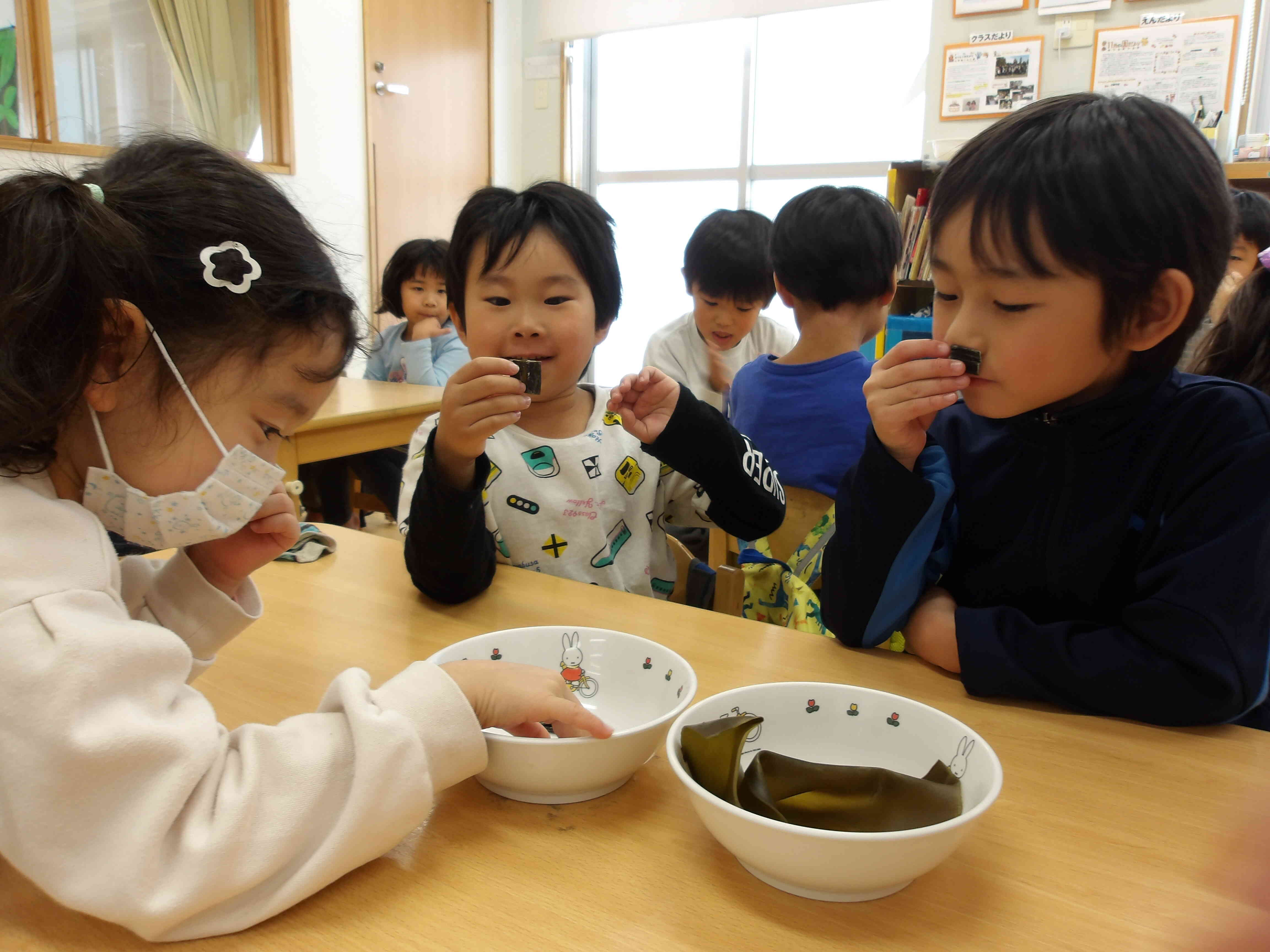 きりん組は「だし」を知ったよ