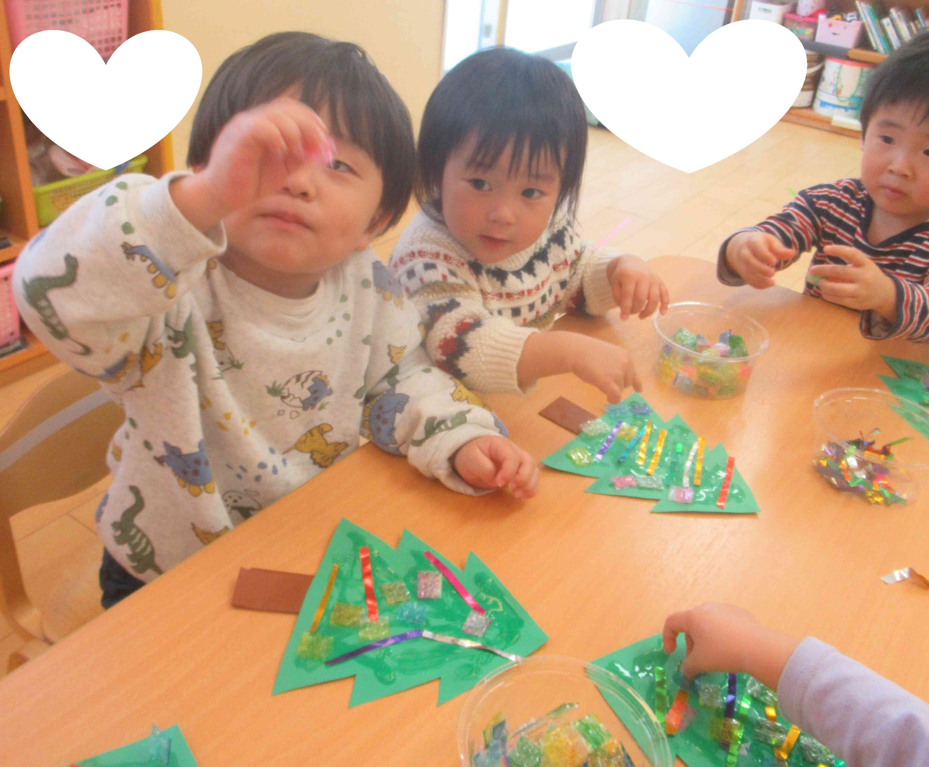 キラキラな飾りだ！