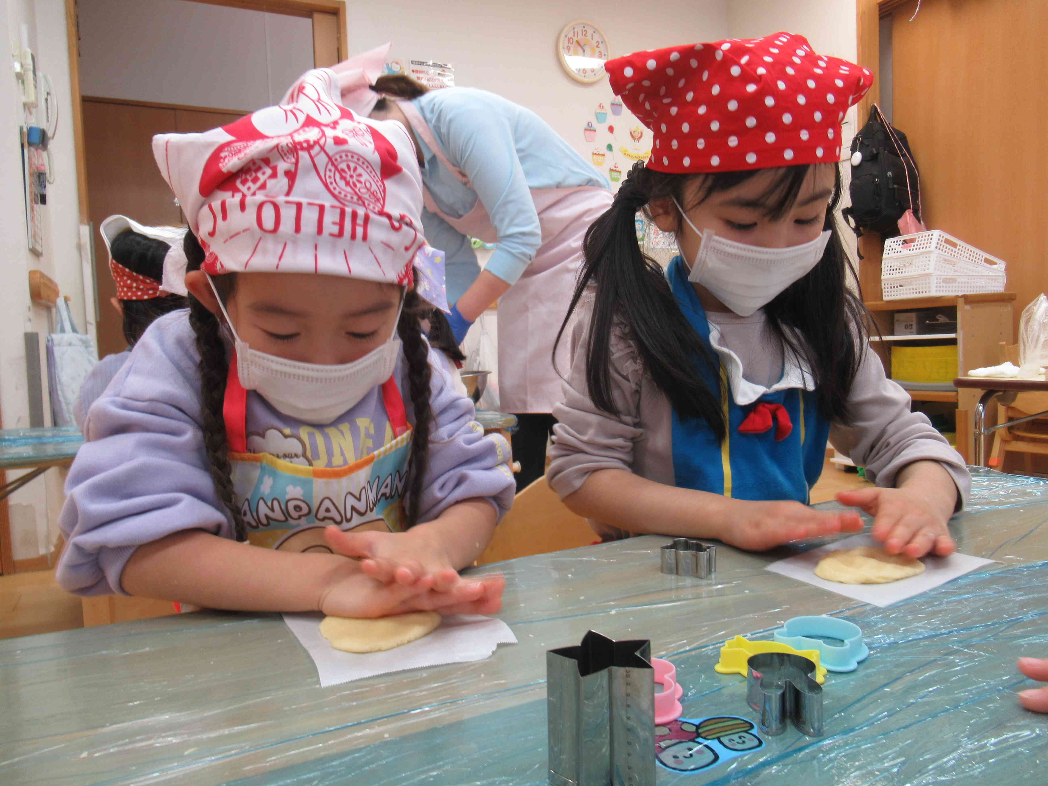 まずは伸ばして～