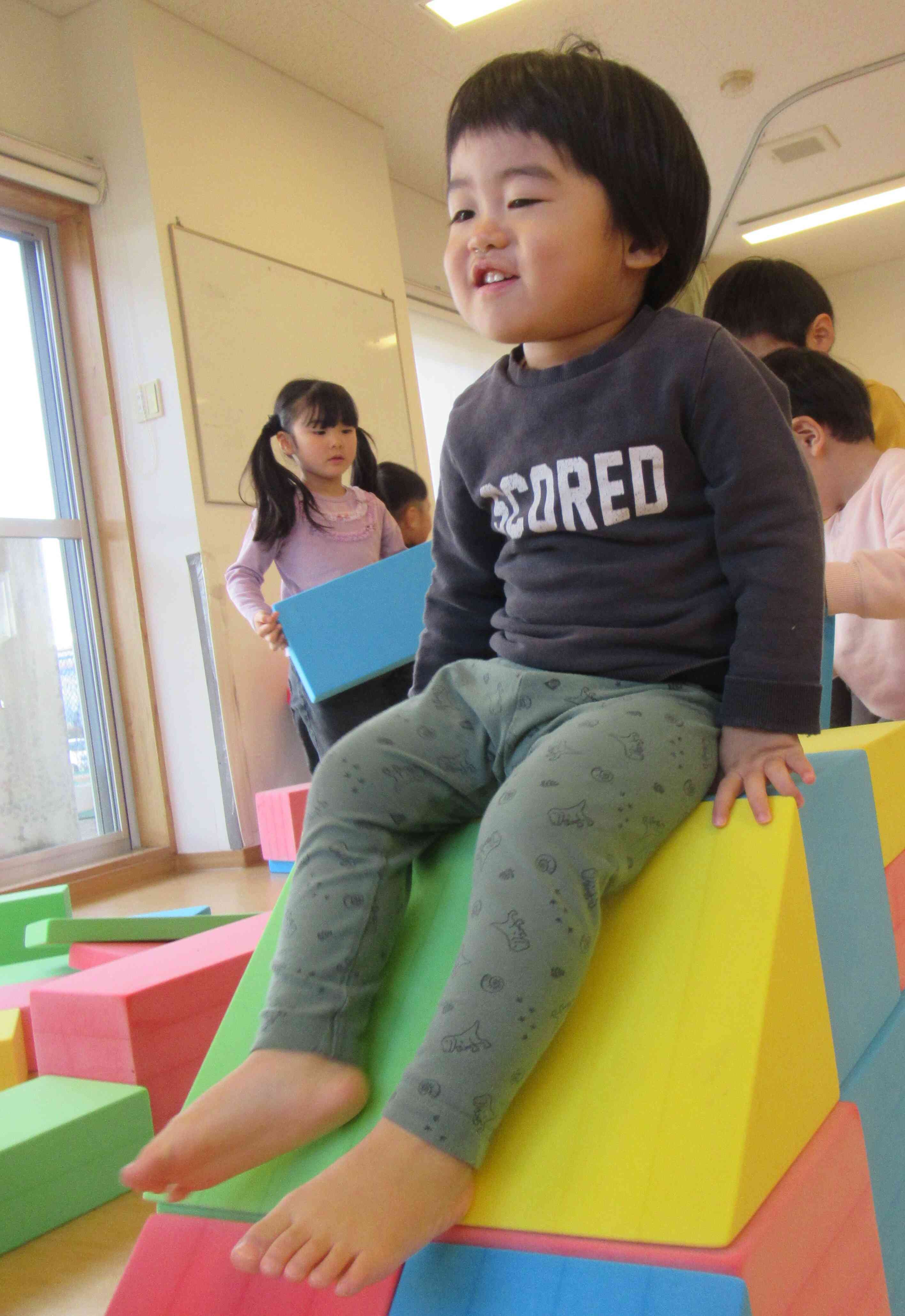 土曜保育の様子（０～５歳児）