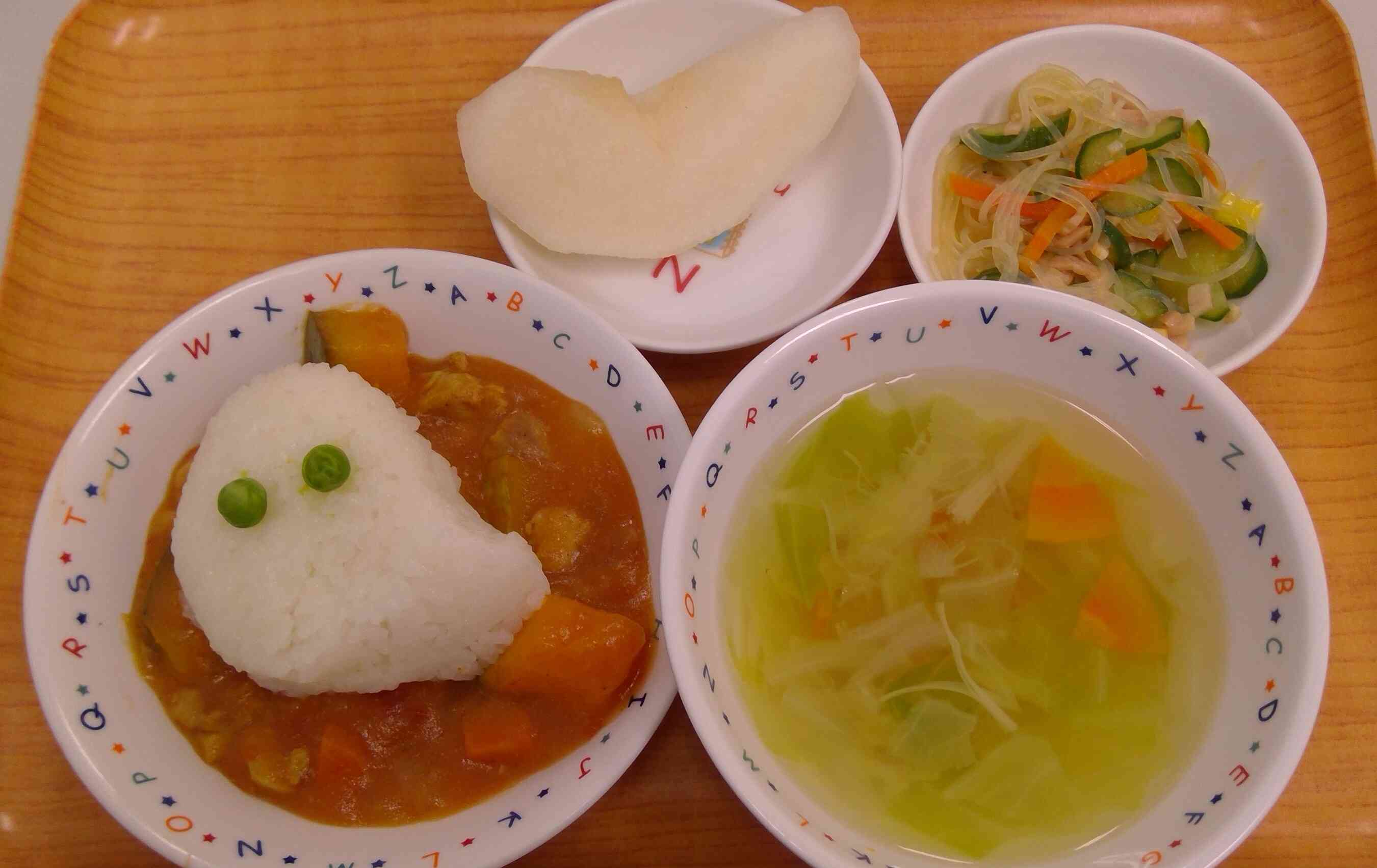 10月　誕生会メニュー