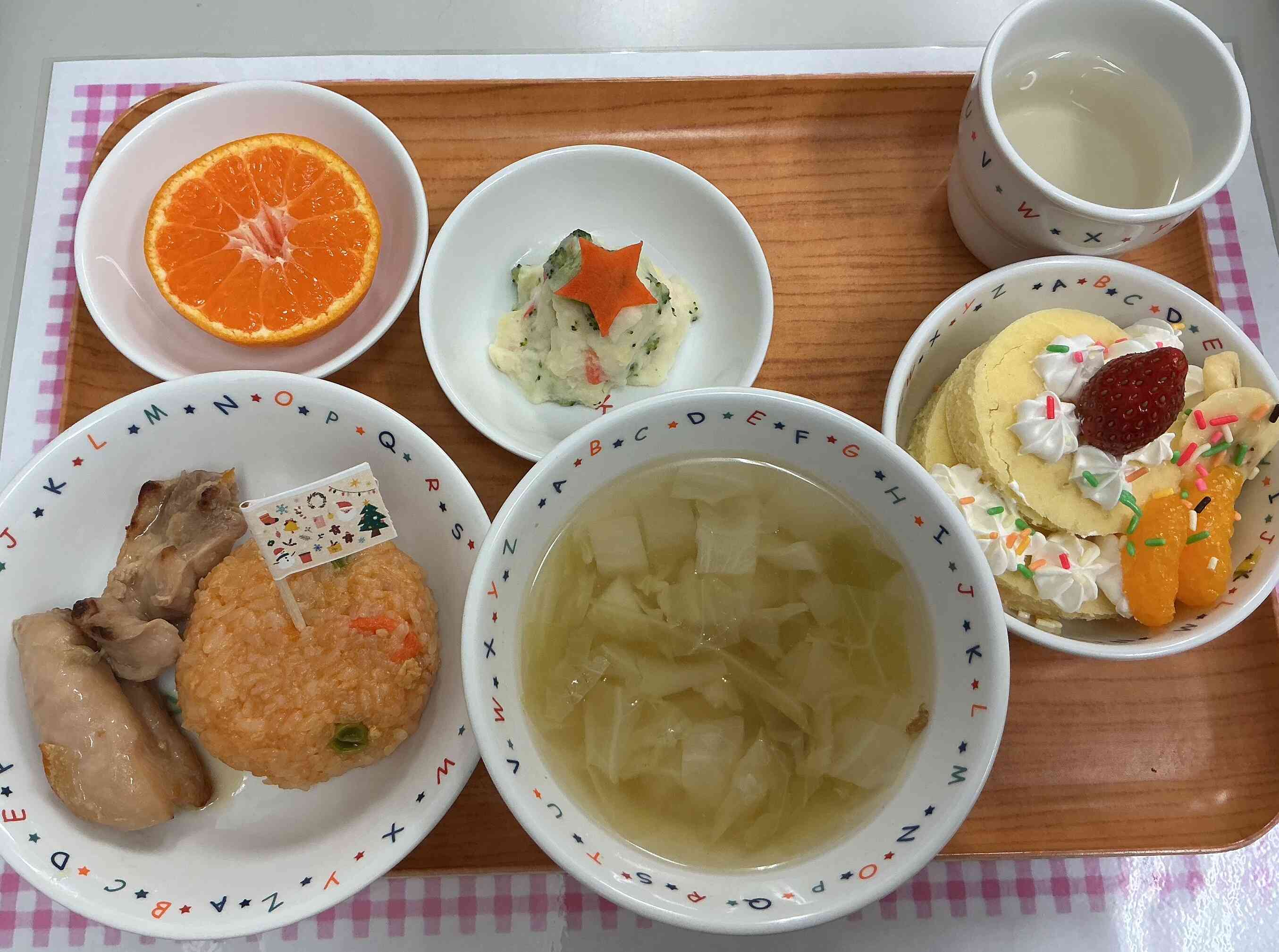 12月　クリスマスメニュー