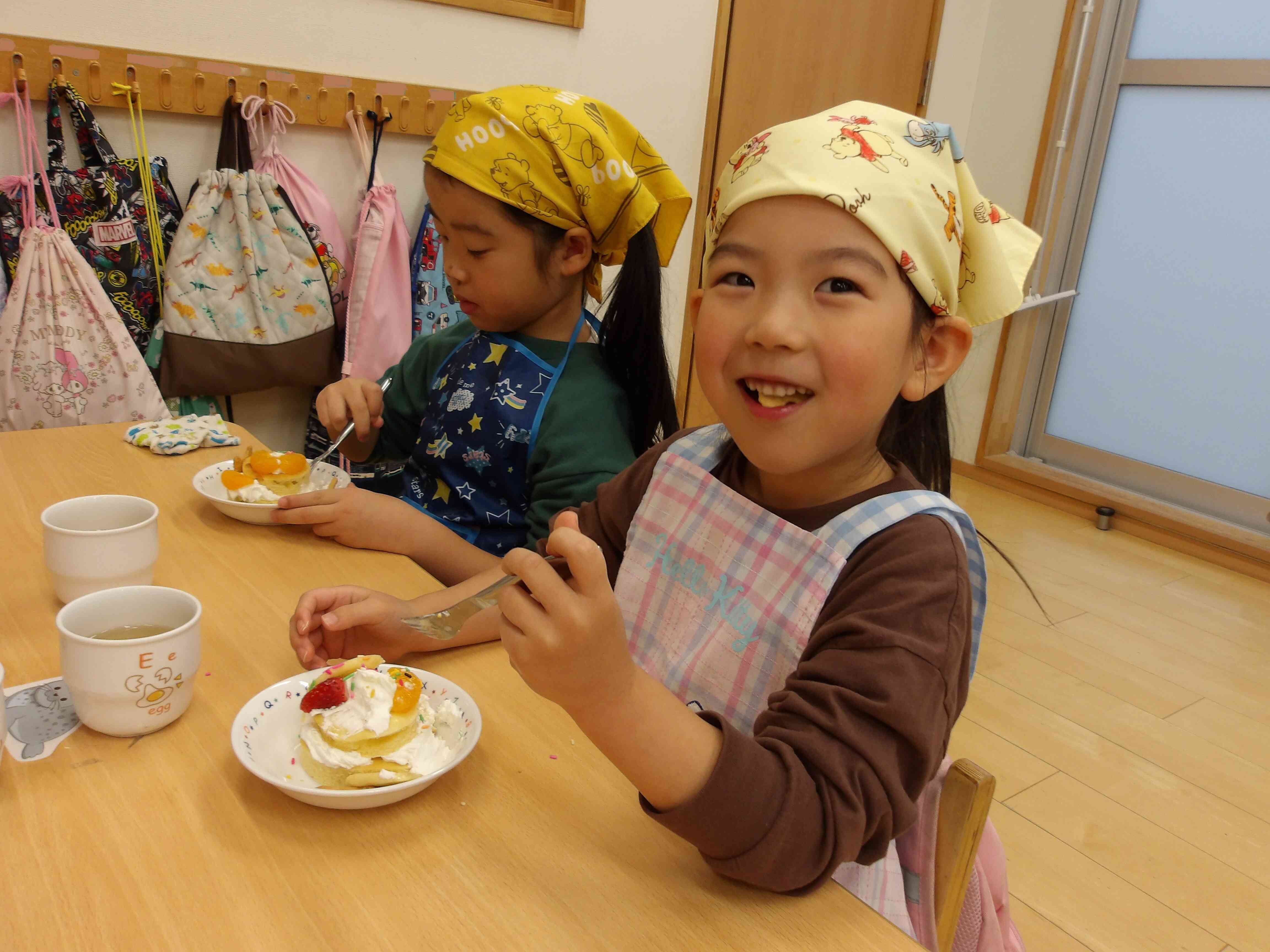 とても喜んでいましたよ！