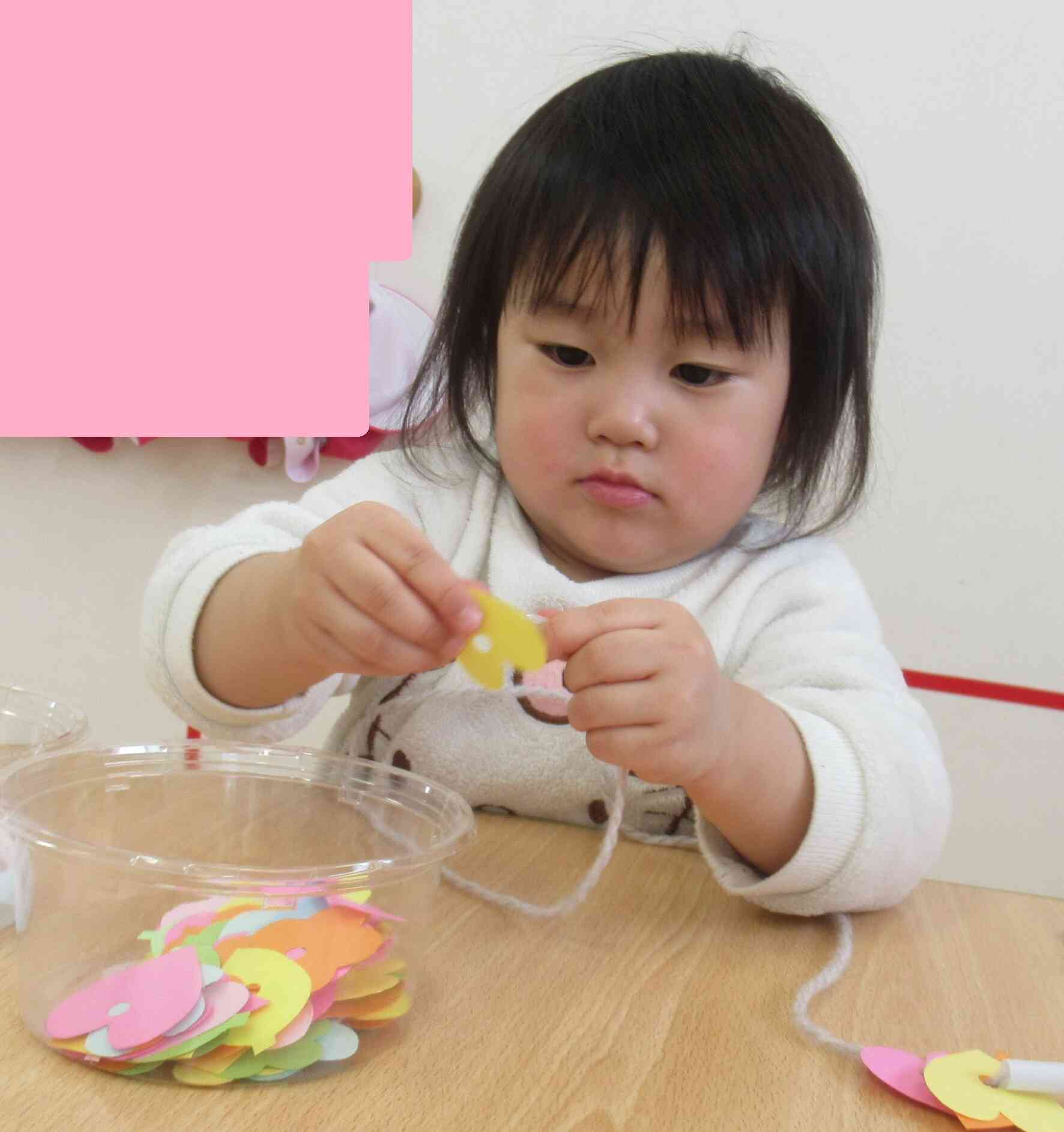 真剣な表情で頑張っています！