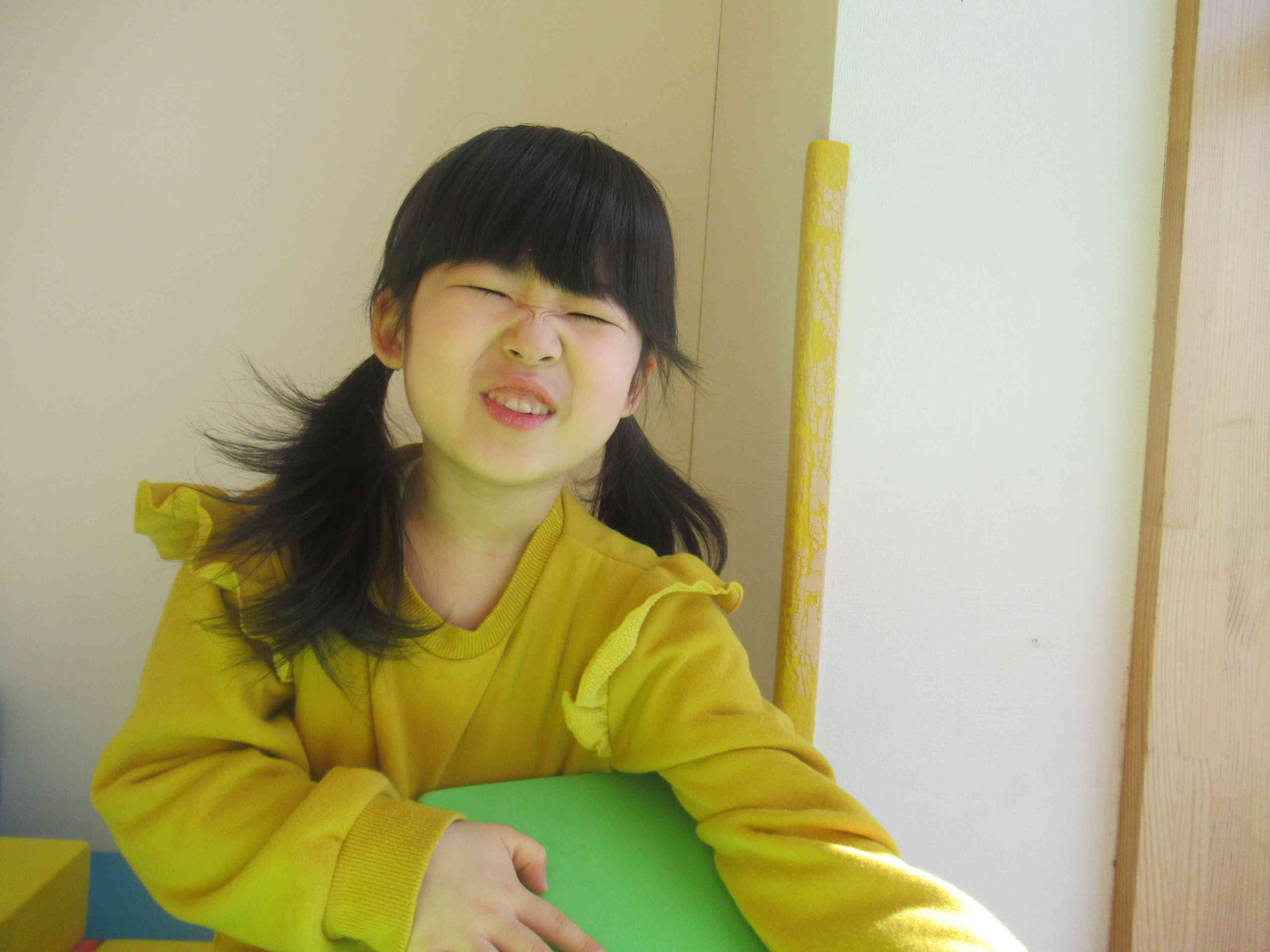 大型積み木遊び楽しいな