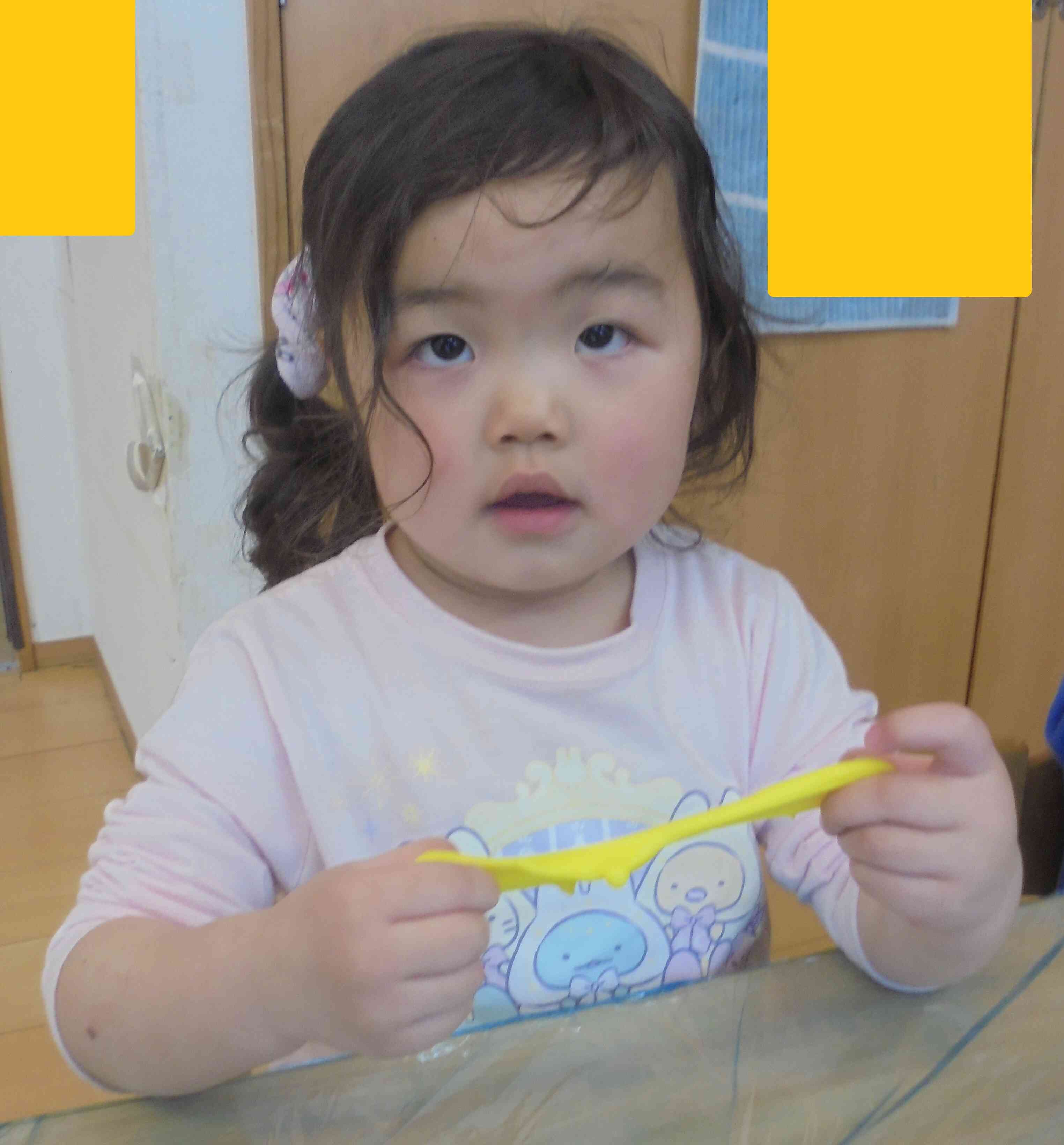 スライムの感触、面白いね！