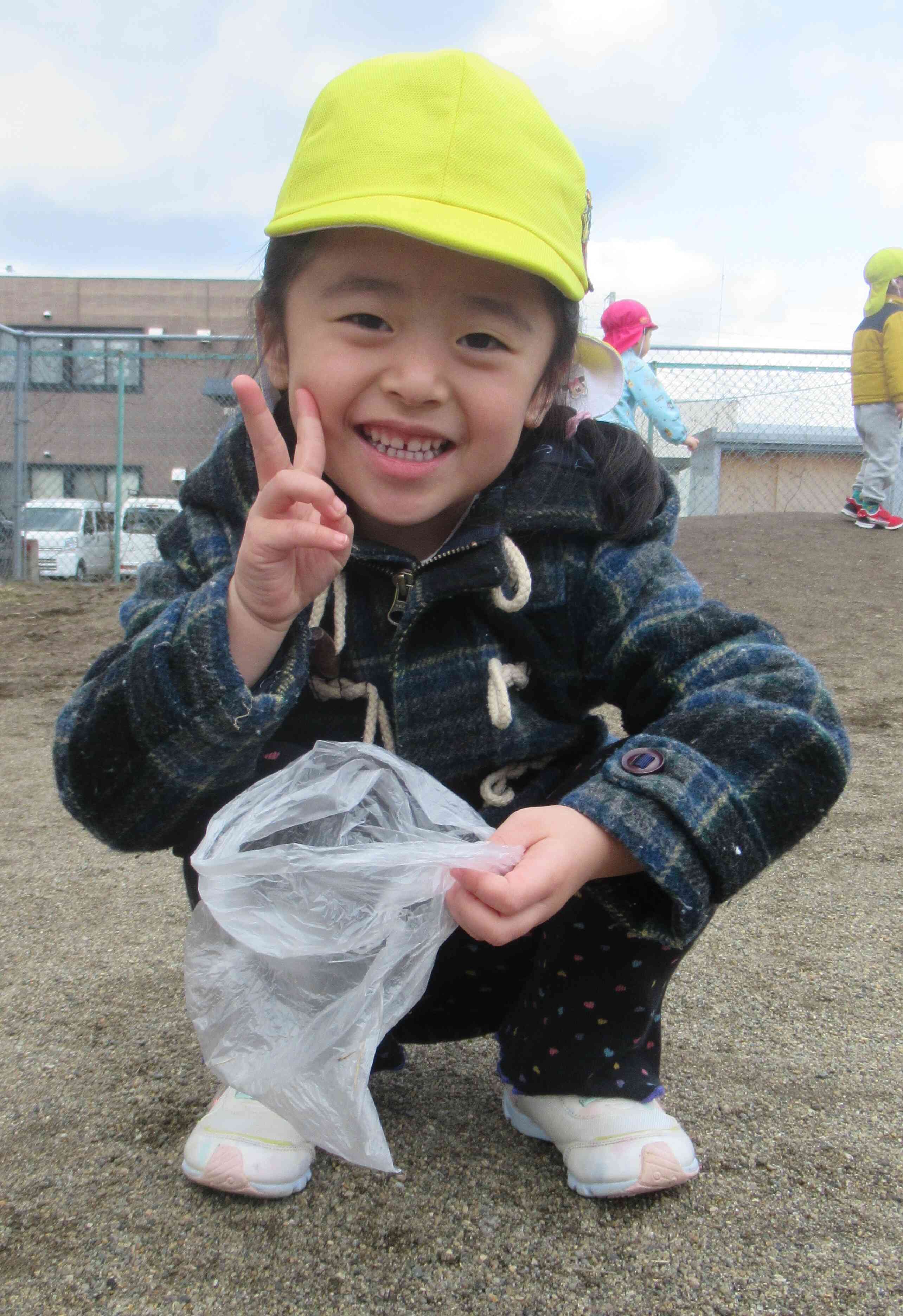 綺麗な石を発見したよ！