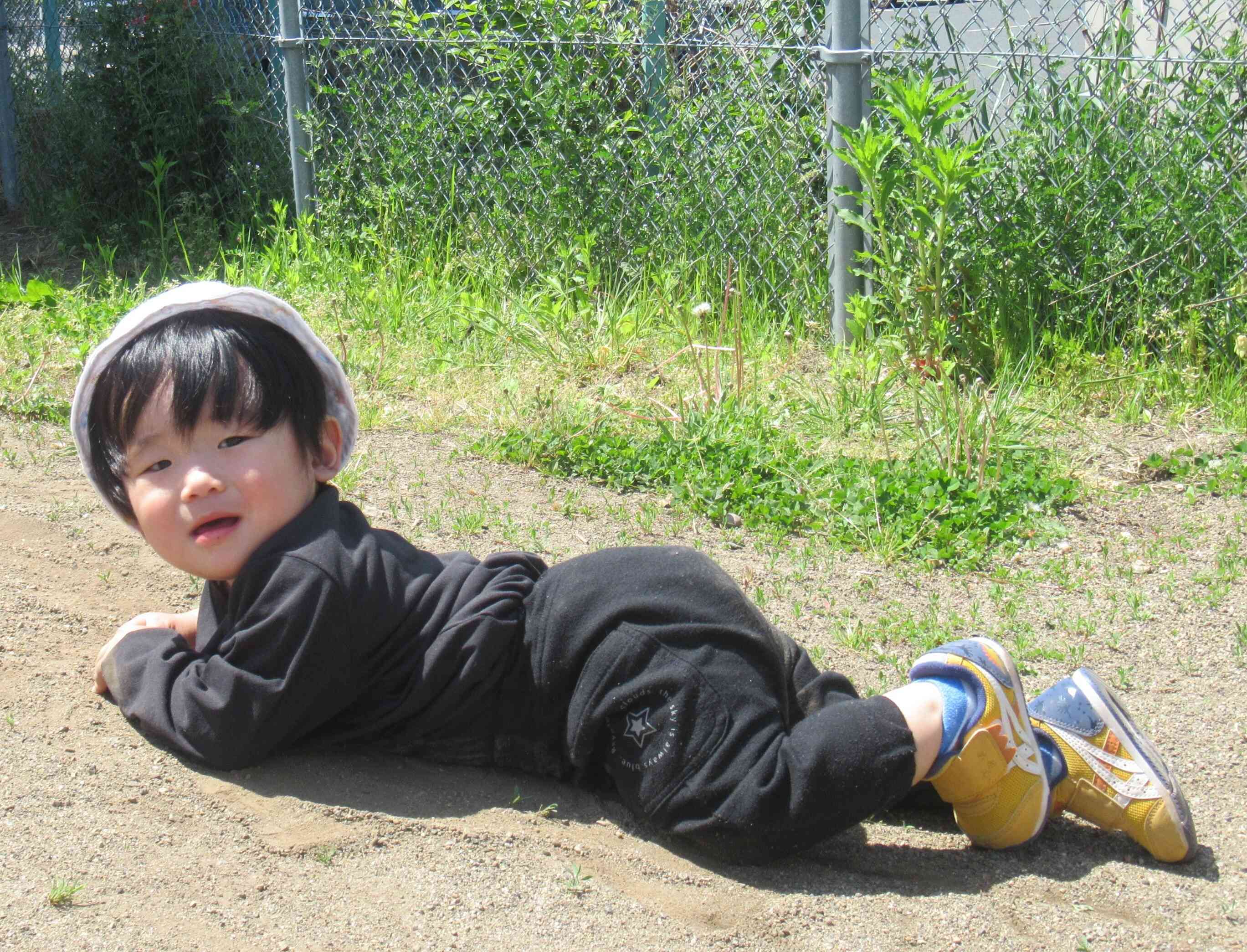 お山で遊ぶのも楽しいよ