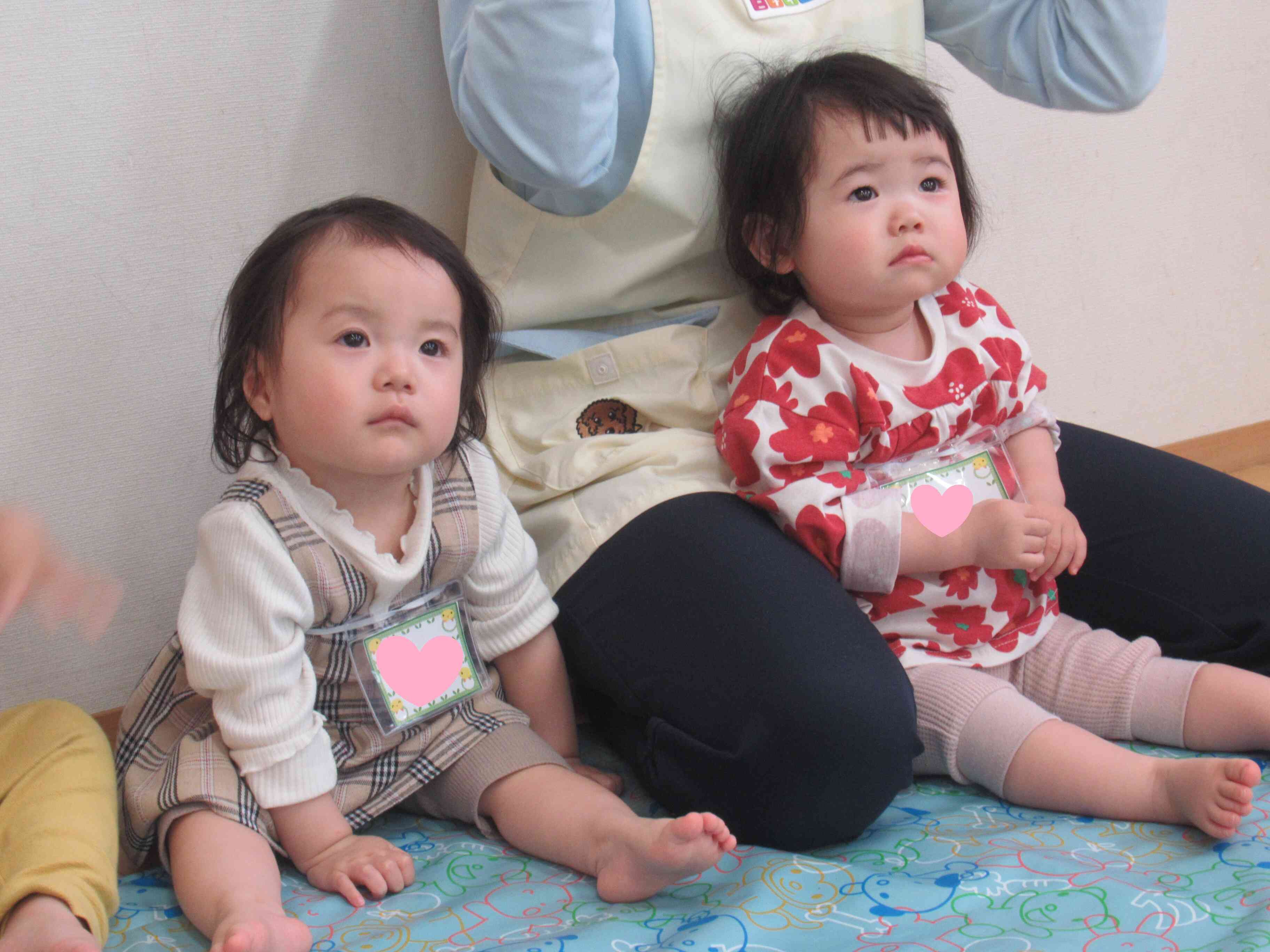 先生の動きをじーっと見ていたよ