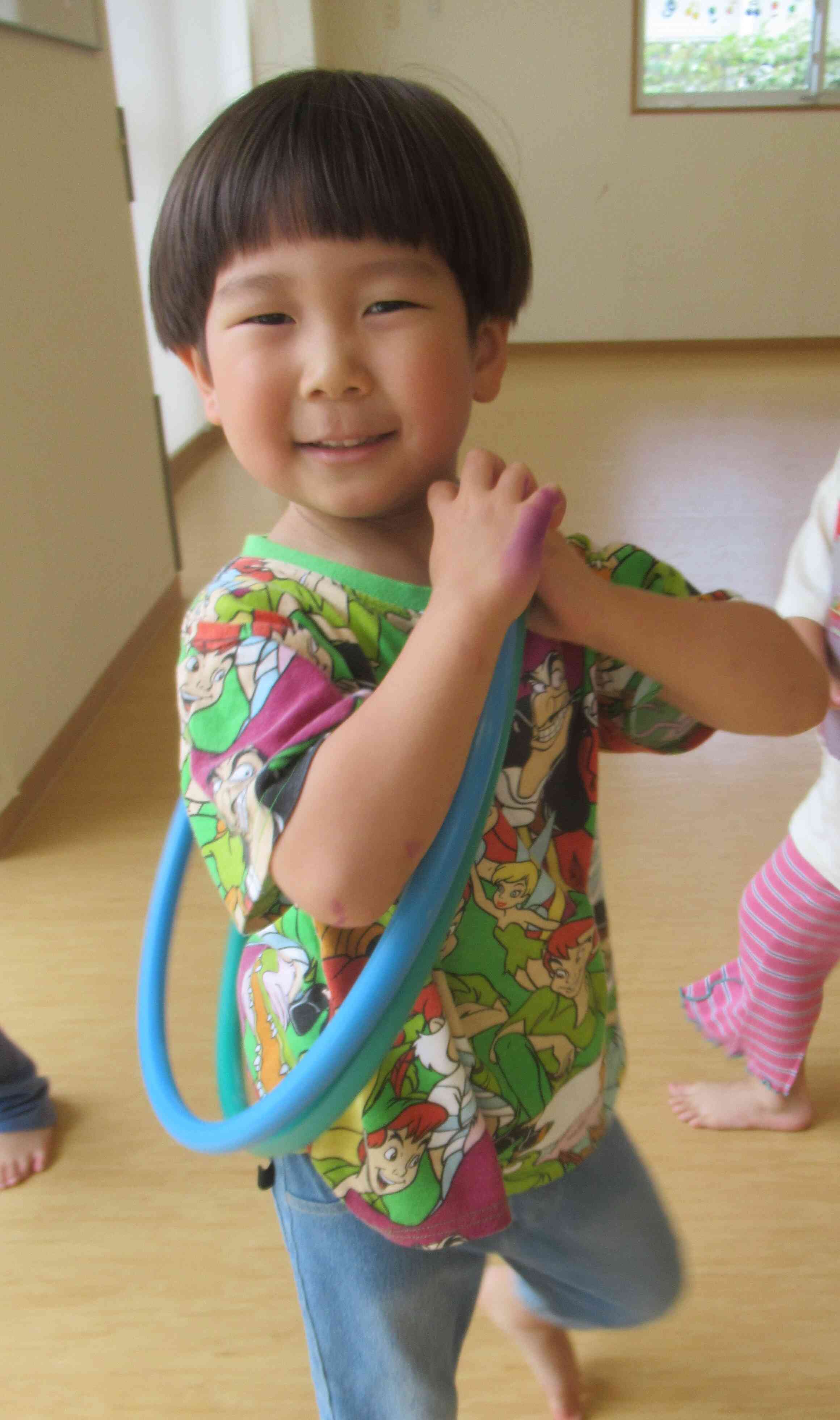 小さいフラフープを発見！