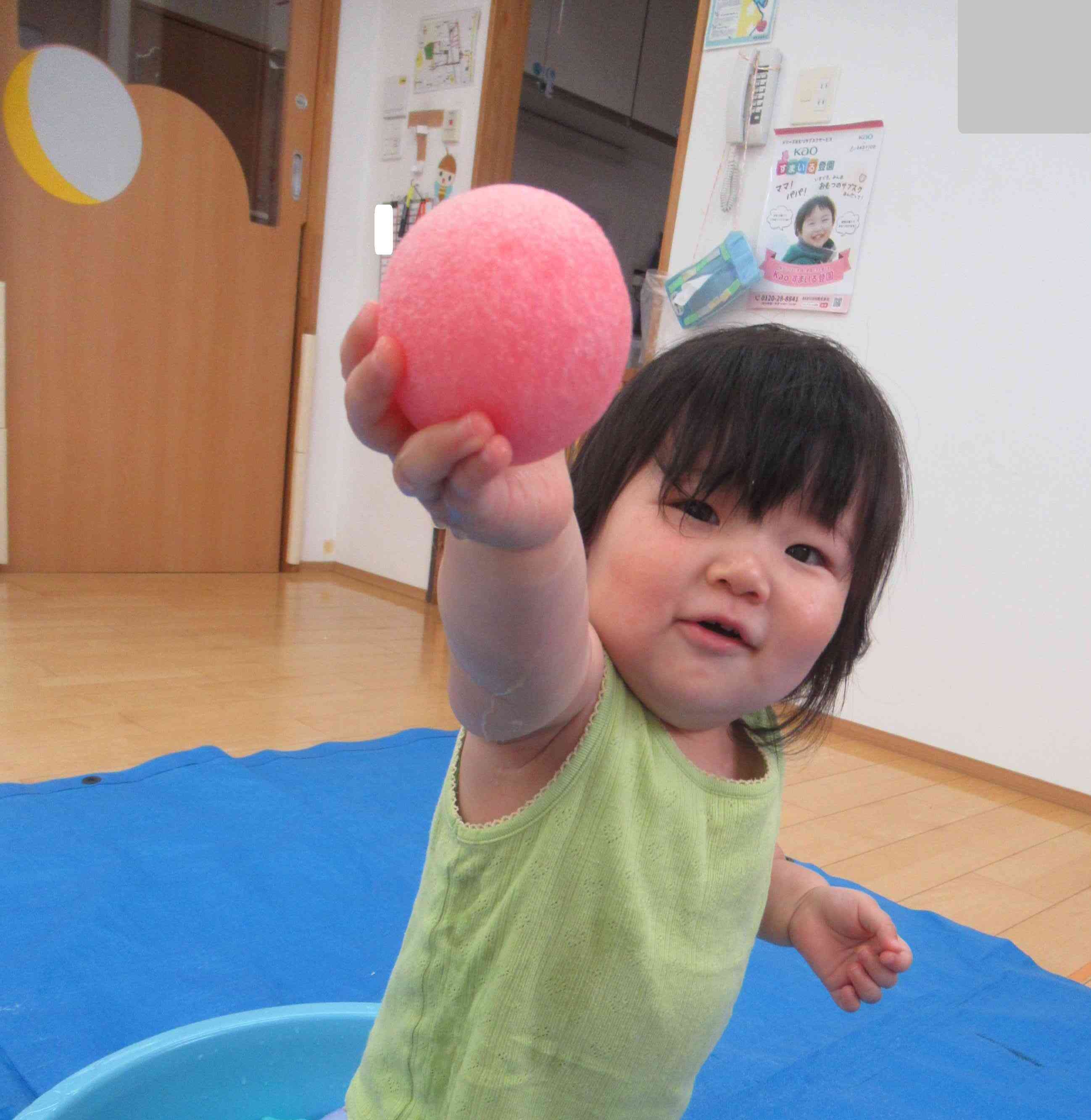 水遊び（ひよこ組）
