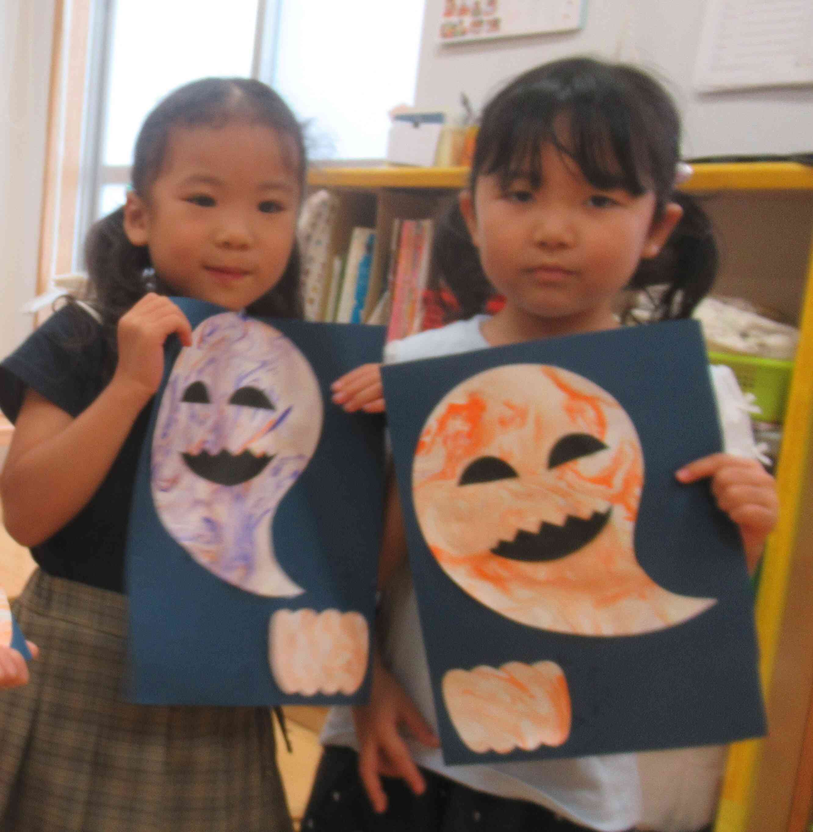 可愛いおばけが完成！