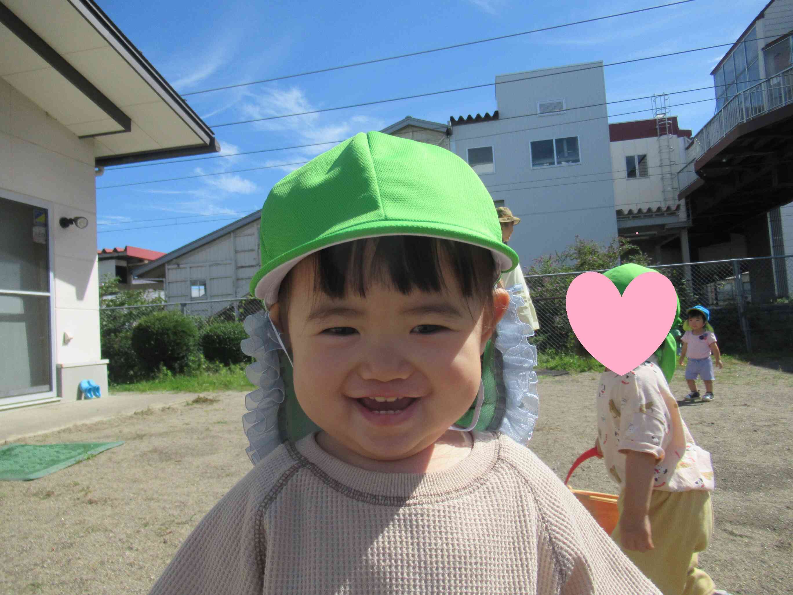 楽しくてニコニコ