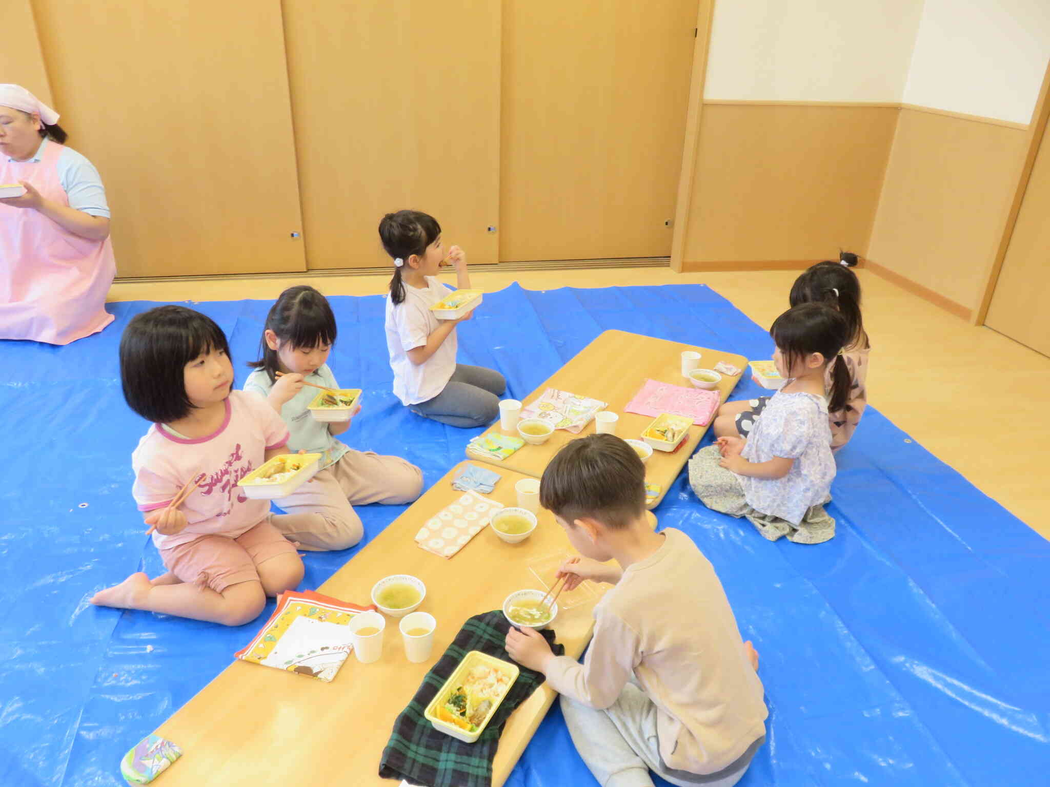 わくわくのお弁当給食♪