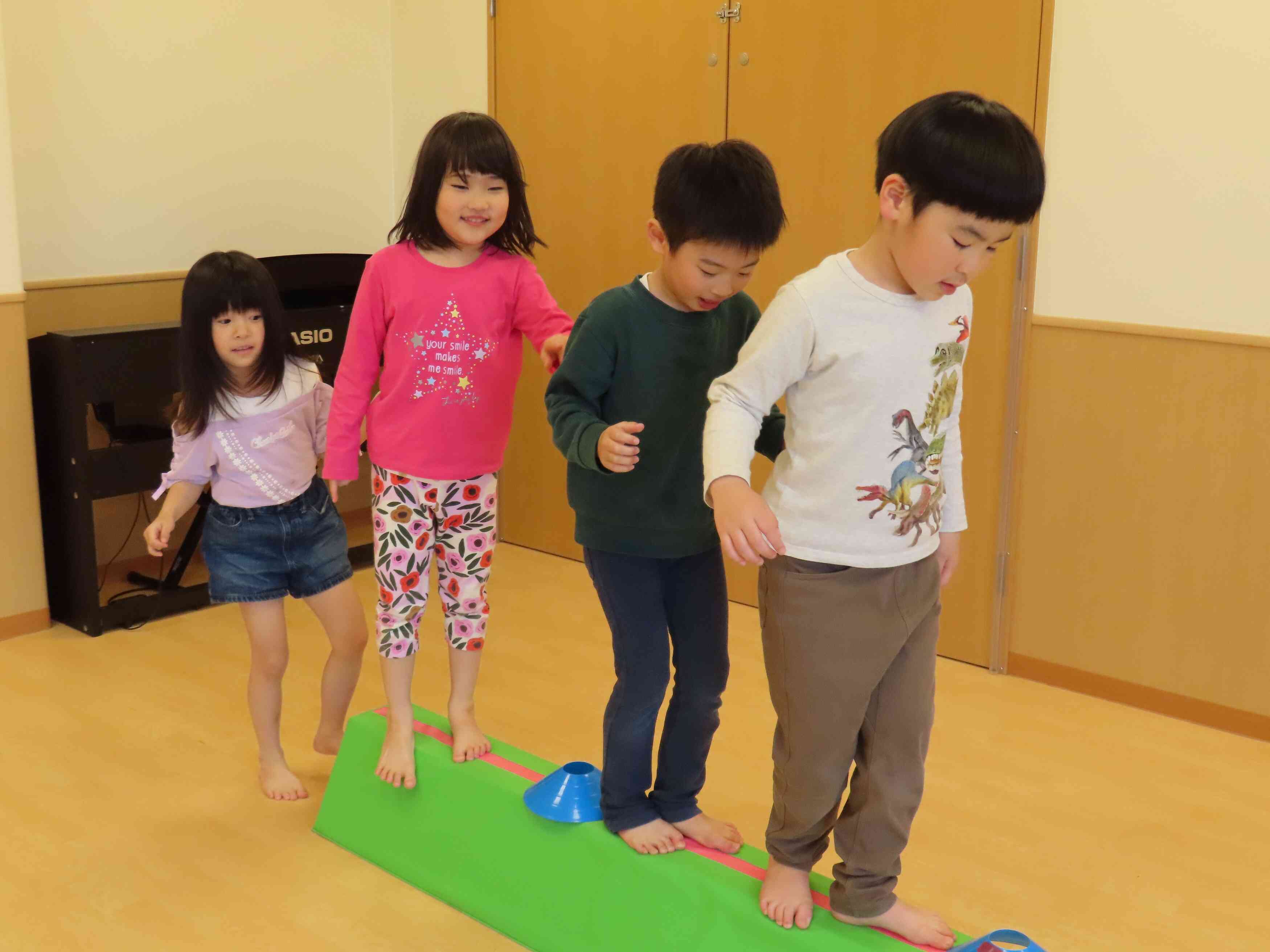 落ちないように…