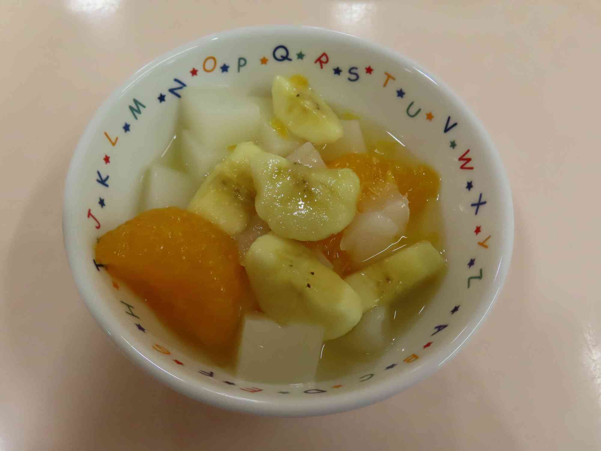 8月22日（金）～午後おやつ「フルーツポンチ」～