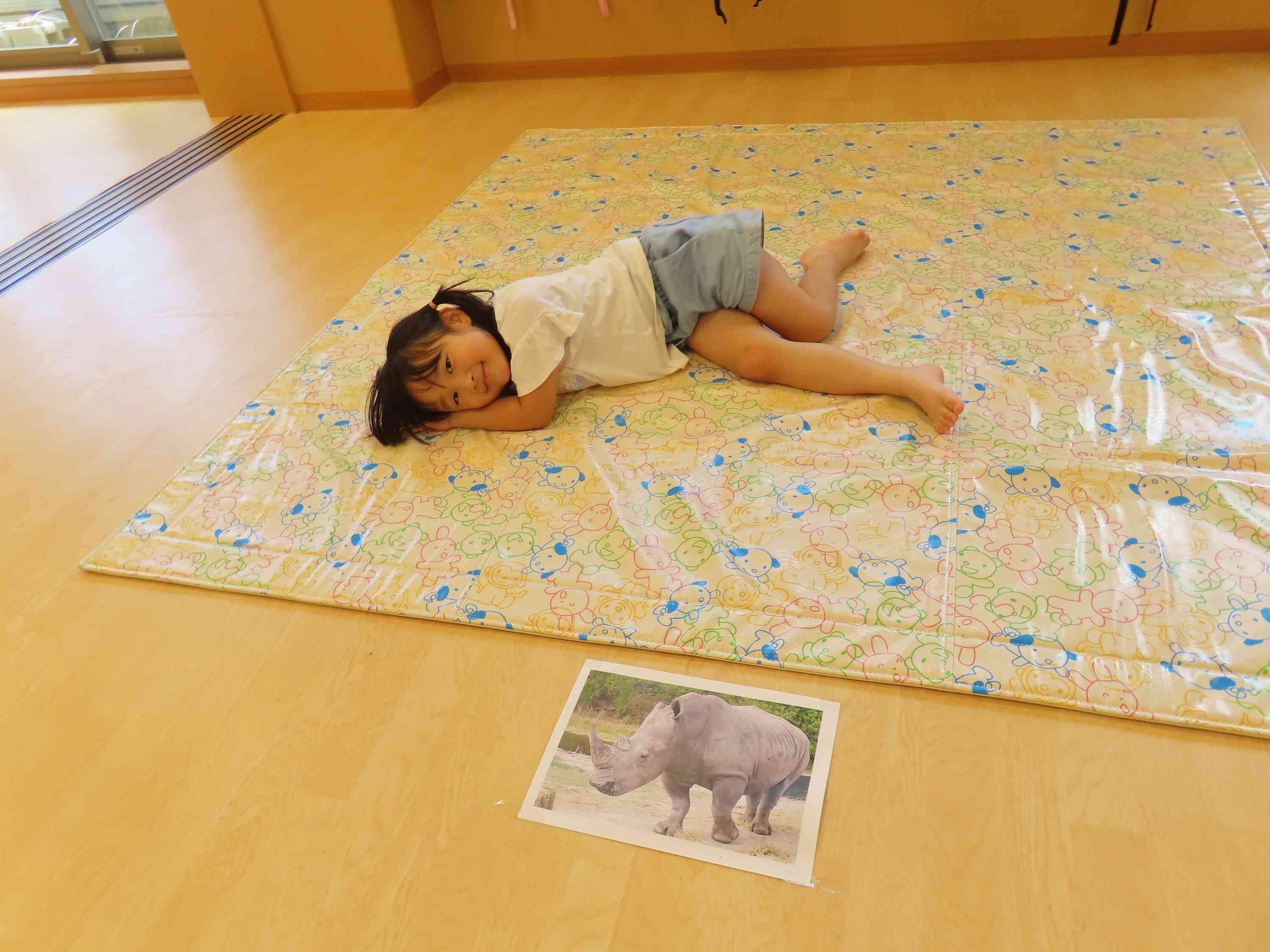 白サイさん、おやすみ～。
