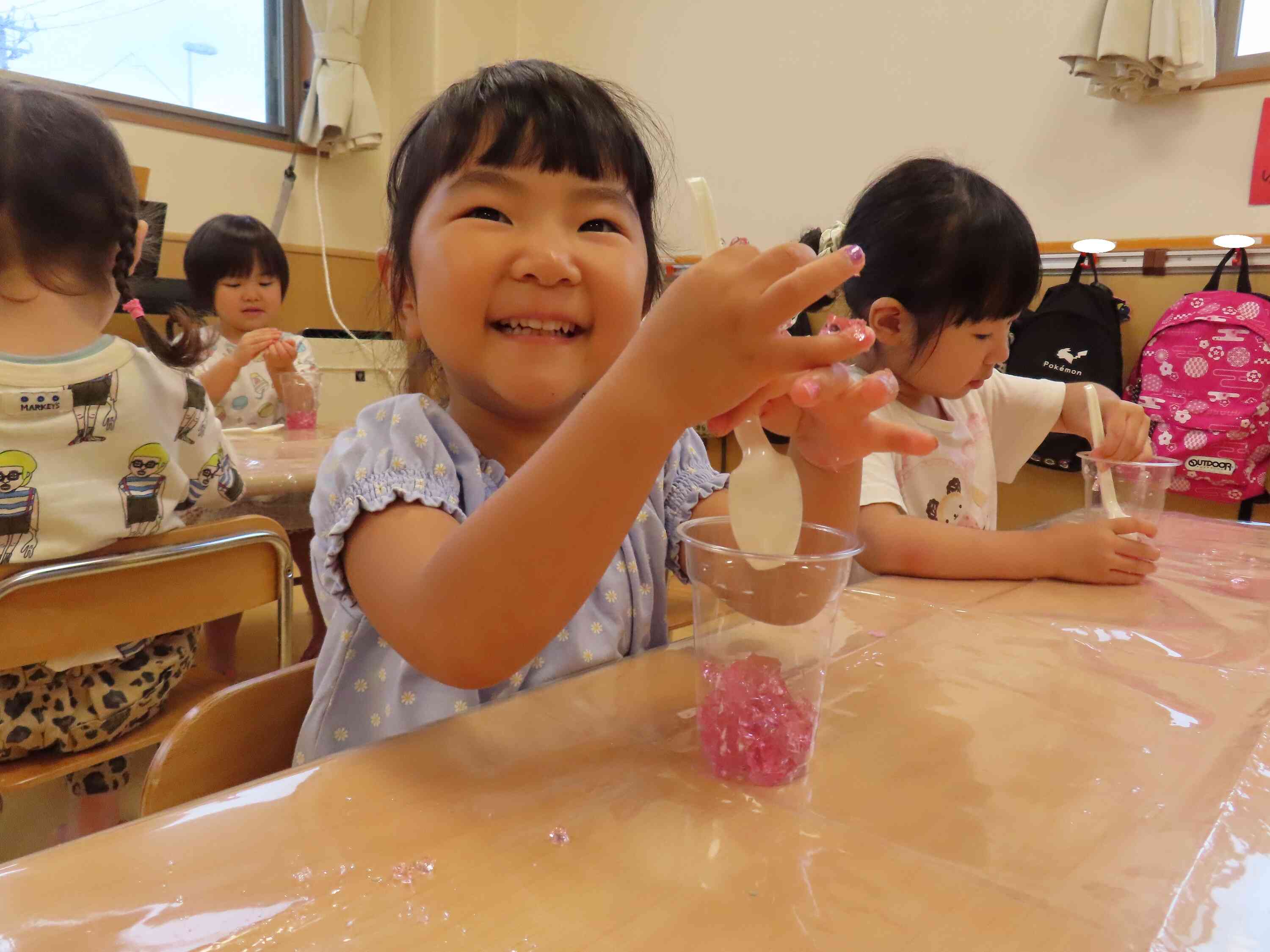 見て～！小さくなったよ！